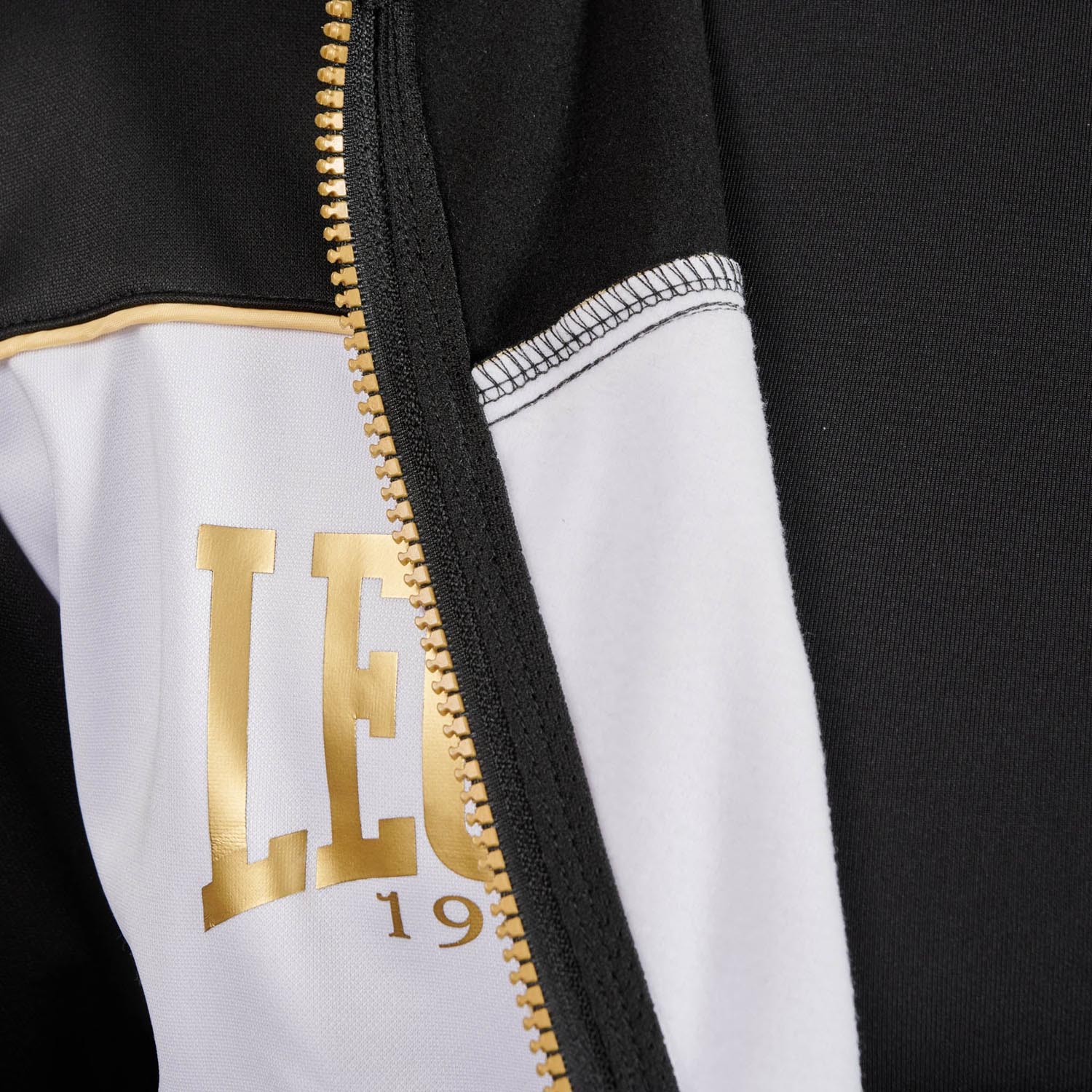 LEONE Trainig Jacket, Premium 2, black-white, L