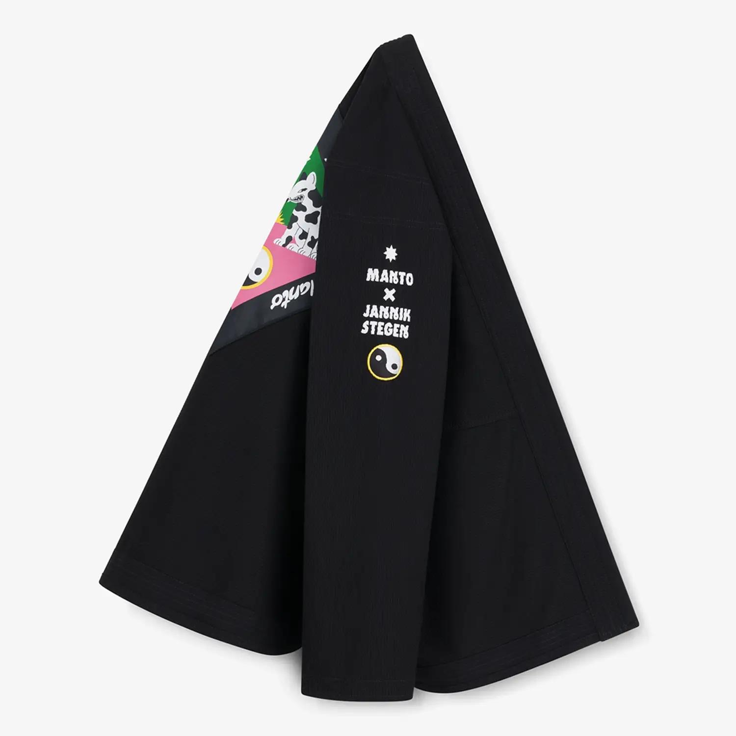 MANTO BJJ GI, Dogs, black, A4