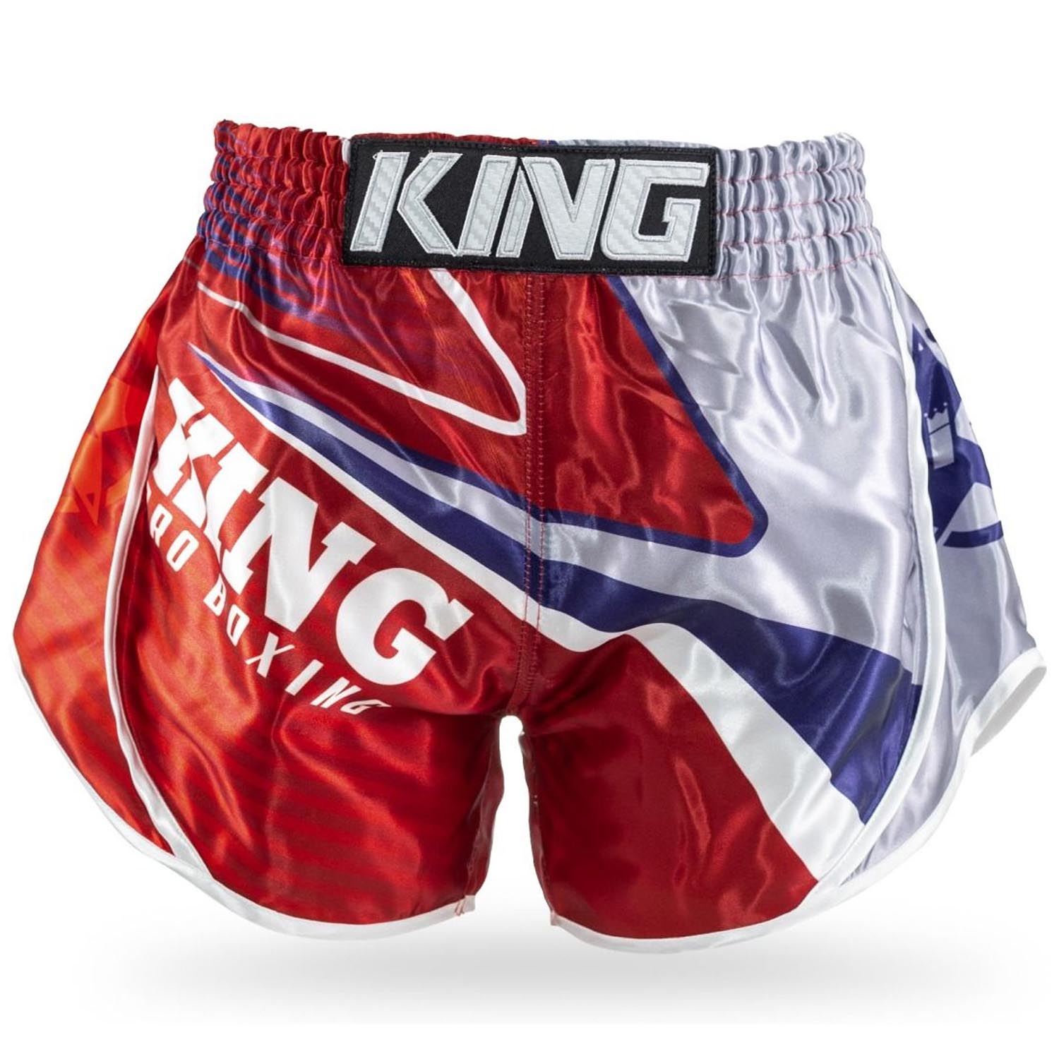 KING PRO BOXING Muay Thai Shorts, KPB, Striker 3, rot-weiß