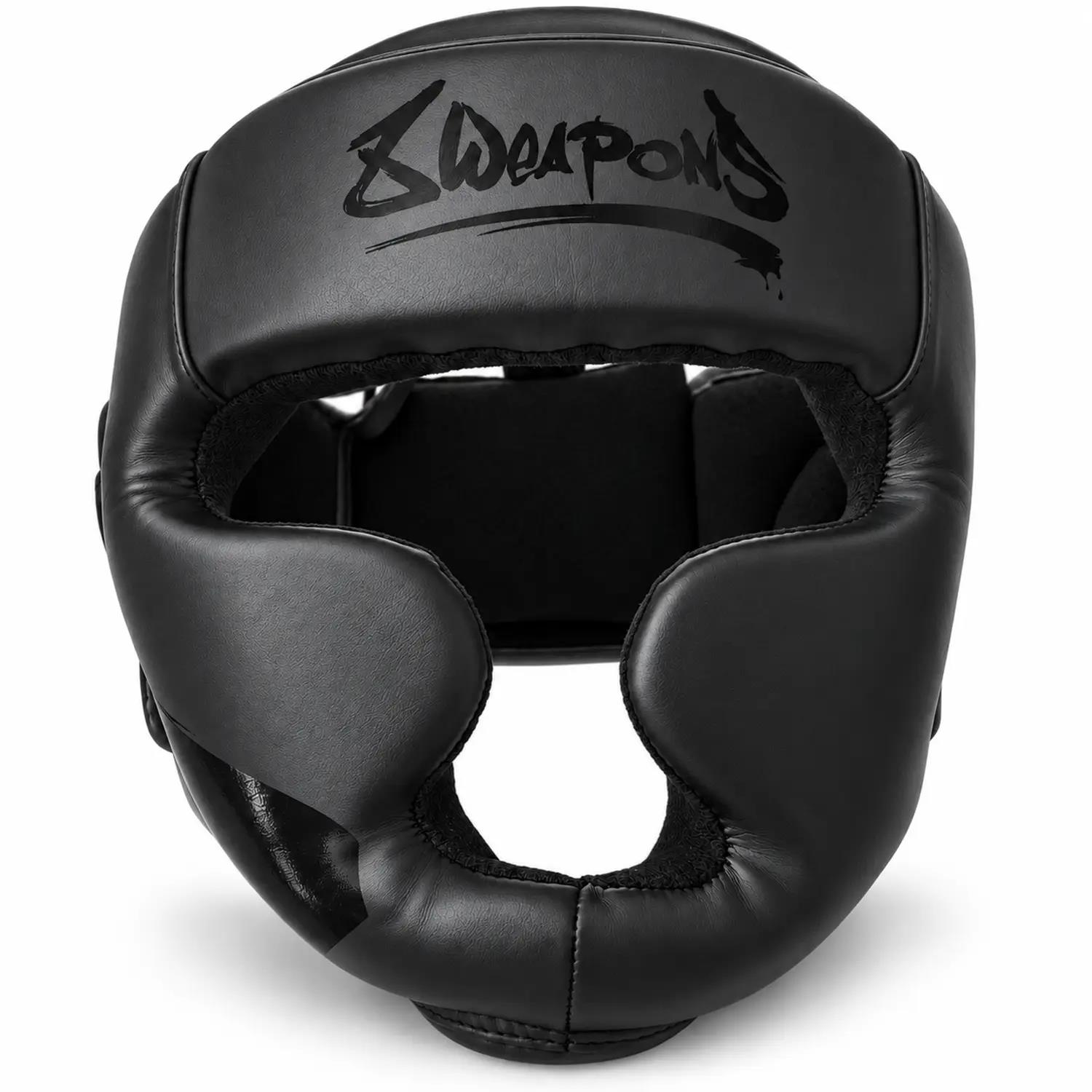 8 WEAPONS Head Guard, Unlimited 2.0, black-black, L/XL