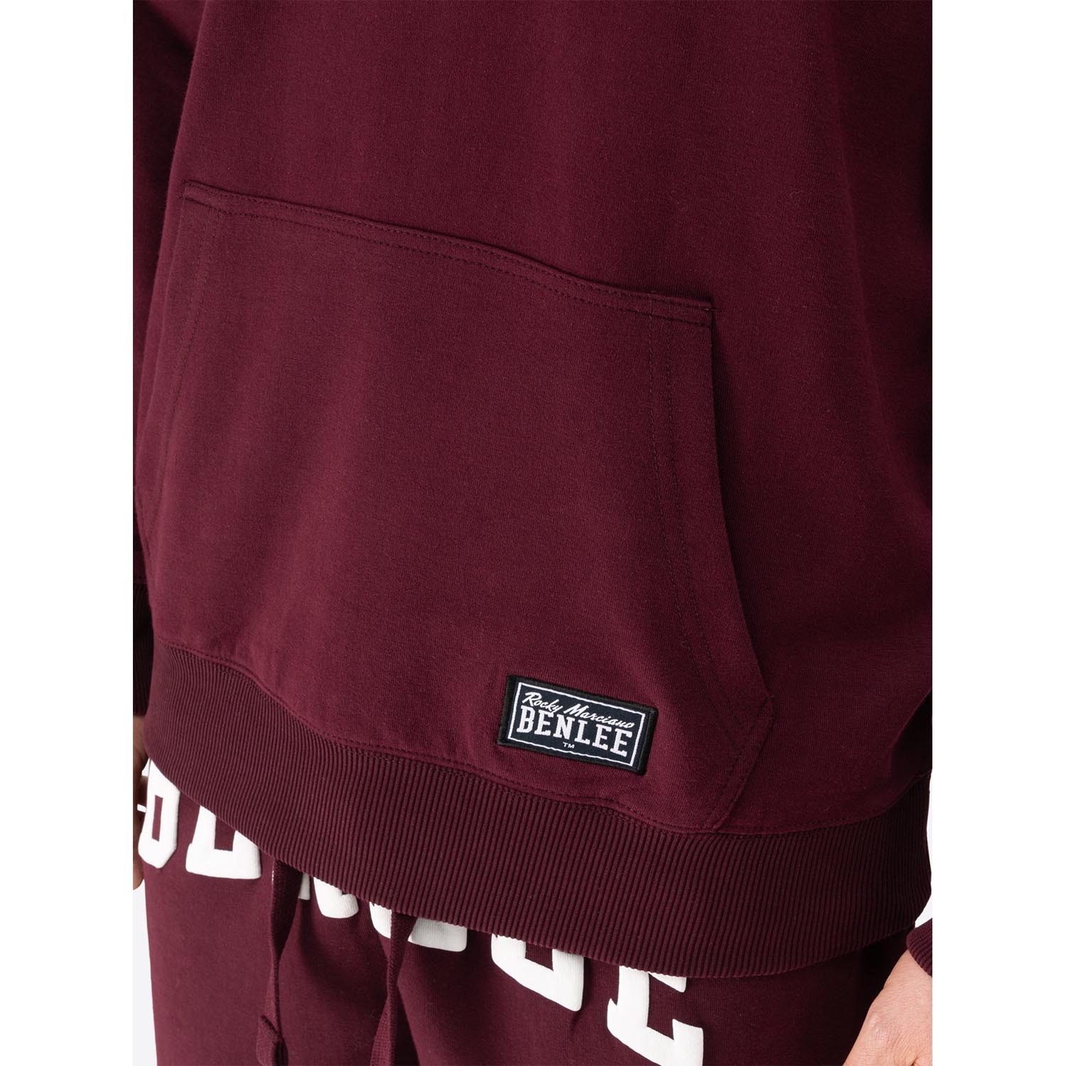 BENLEE Hoody, Ayden, wine red, XXL