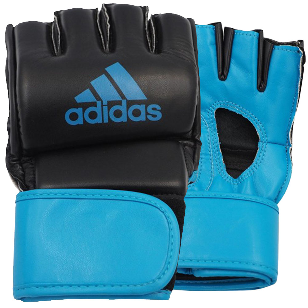 adidas MMA Handschuhe, Grappling, schwarz-blau