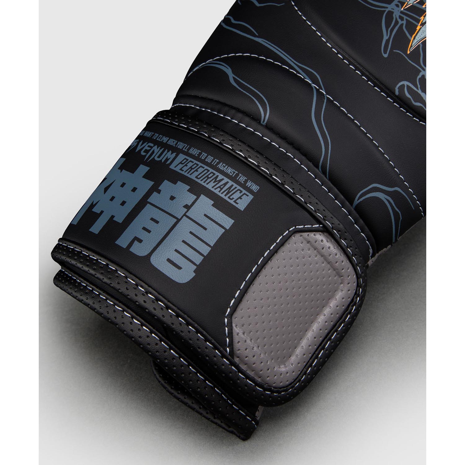 VENUM Boxing Gloves, Thunder Dragon, black-gray, 10 Oz