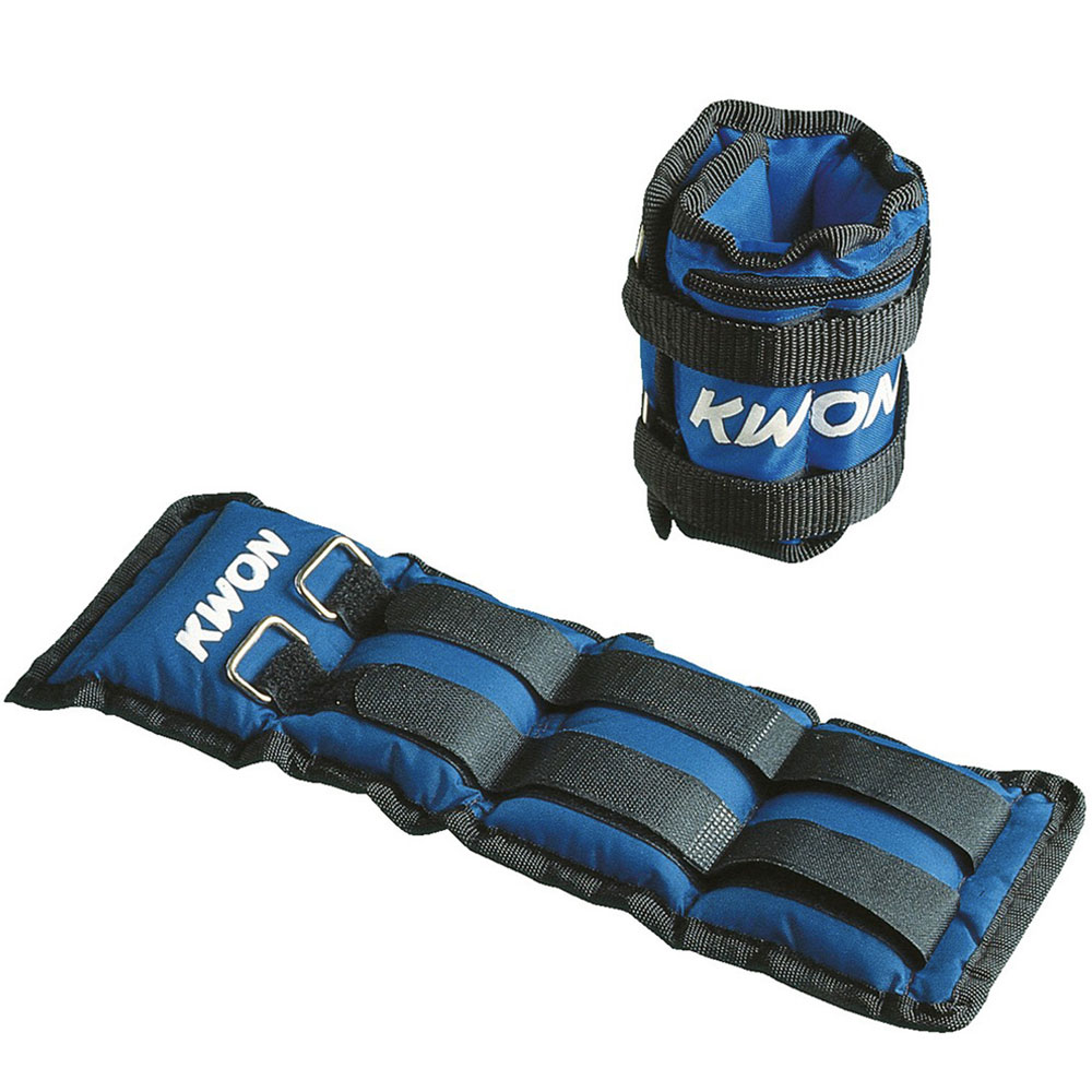 KWON Arm- und Fußgewichte, blau, 2 x 0.5 kg