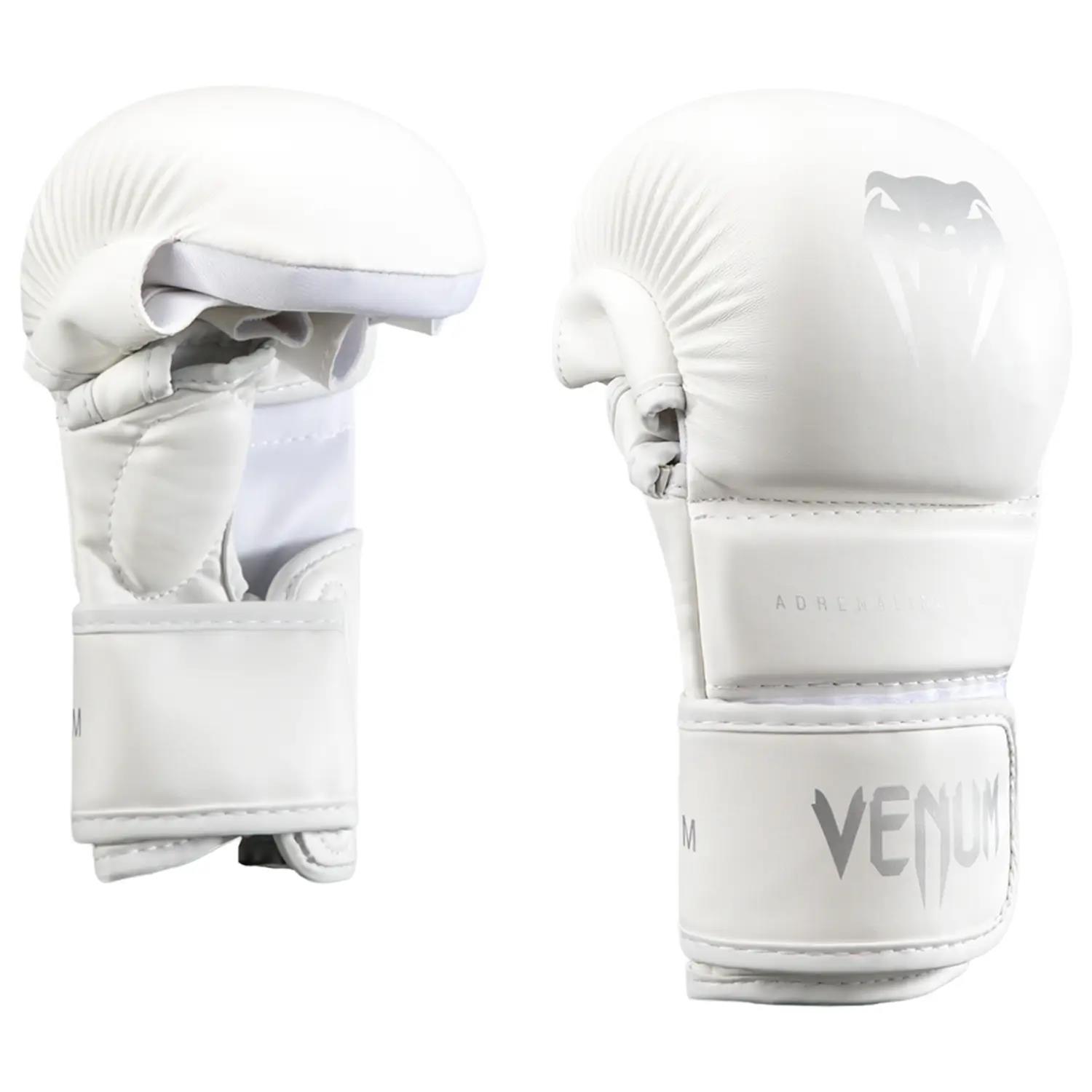 VENUM MMA Sparring Gloves, Contender 1.5, white-silver, L/XL
