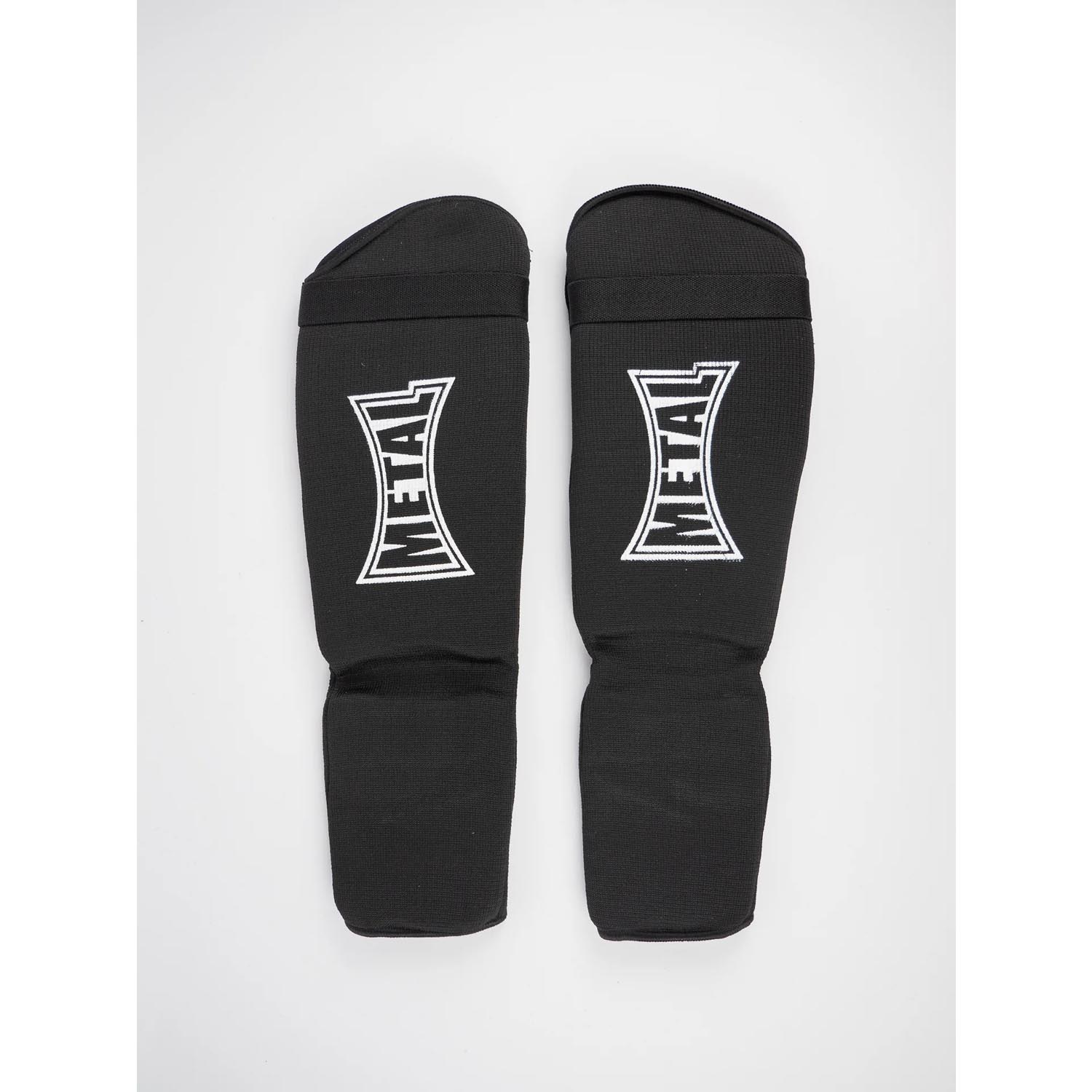 Metal Boxe Shin Guard, Kids, Cotton, white