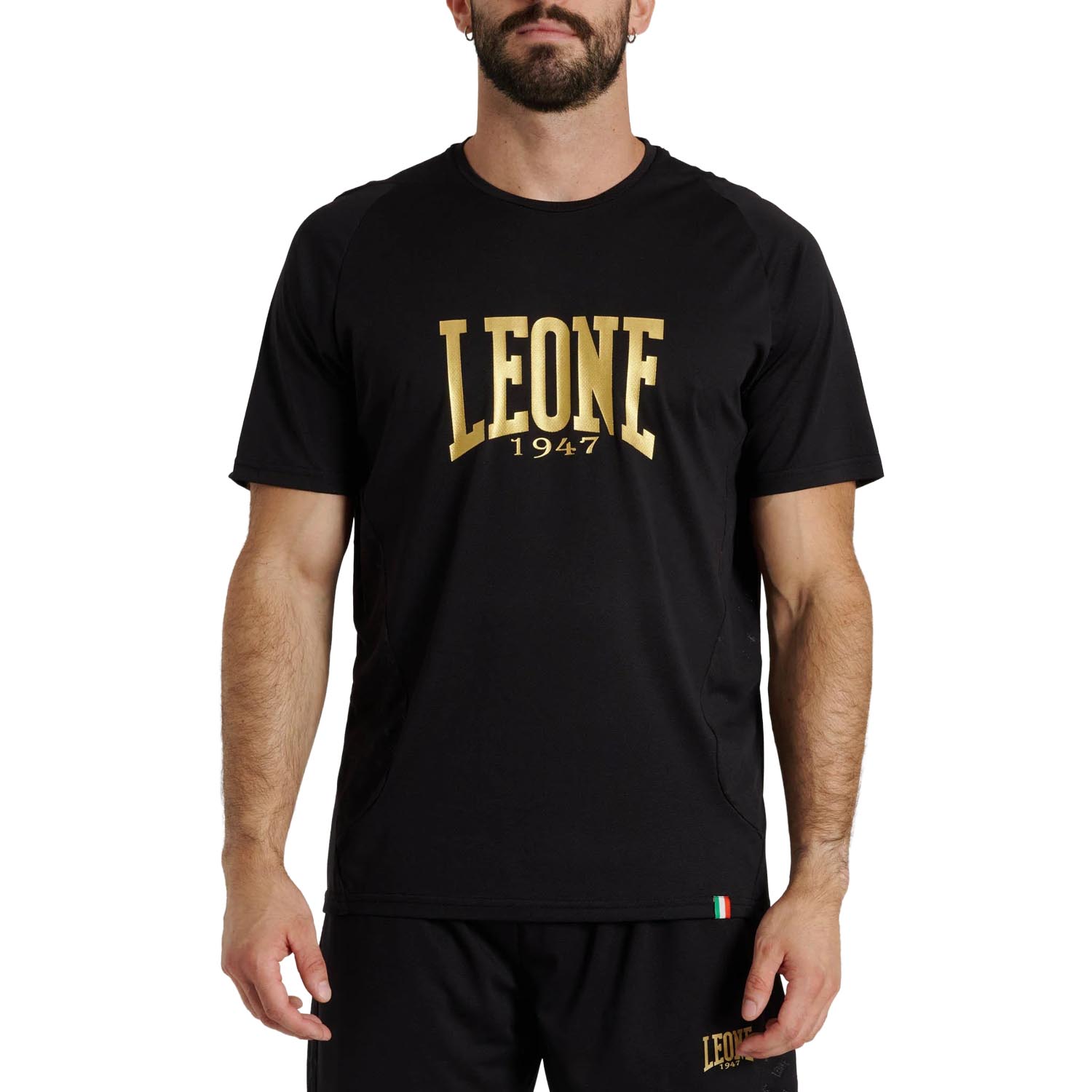 LEONE T-Shirt, DNA, black-gold, S