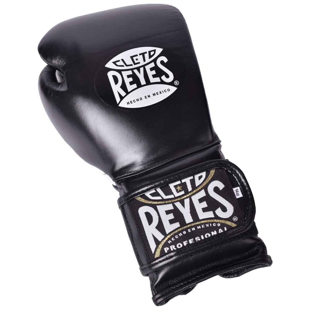 Cleto Reyes Fouler Schutz Schwarz Leder Leistenschutz Schutz Boxen Sparring 