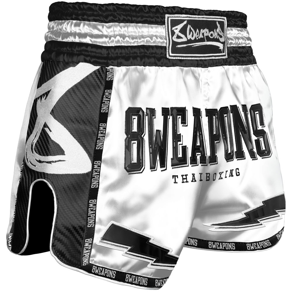 8 WEAPONS Shorts, Carbon, Snow Night, weiß