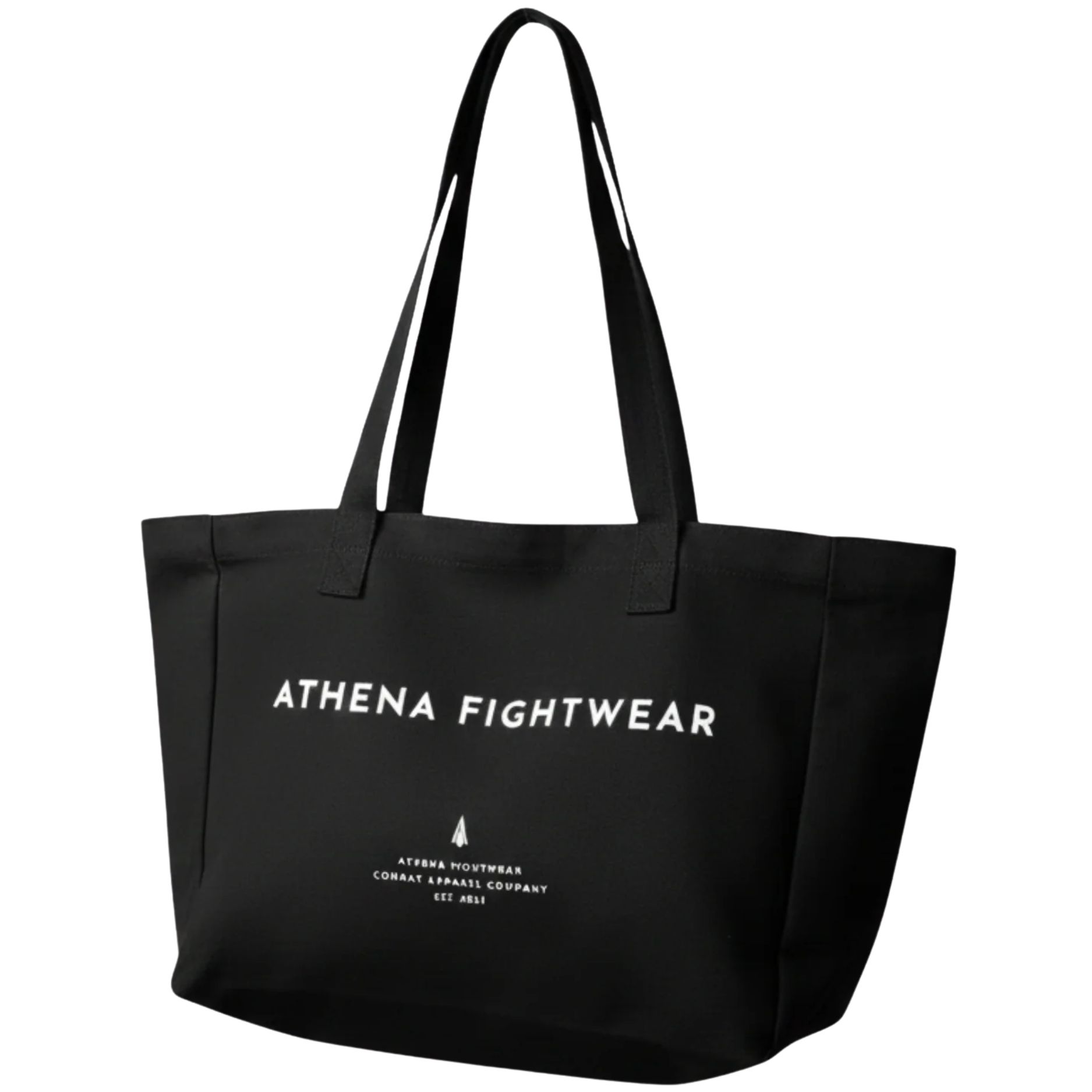 ATHENA Shoulder bag, Canva, black
