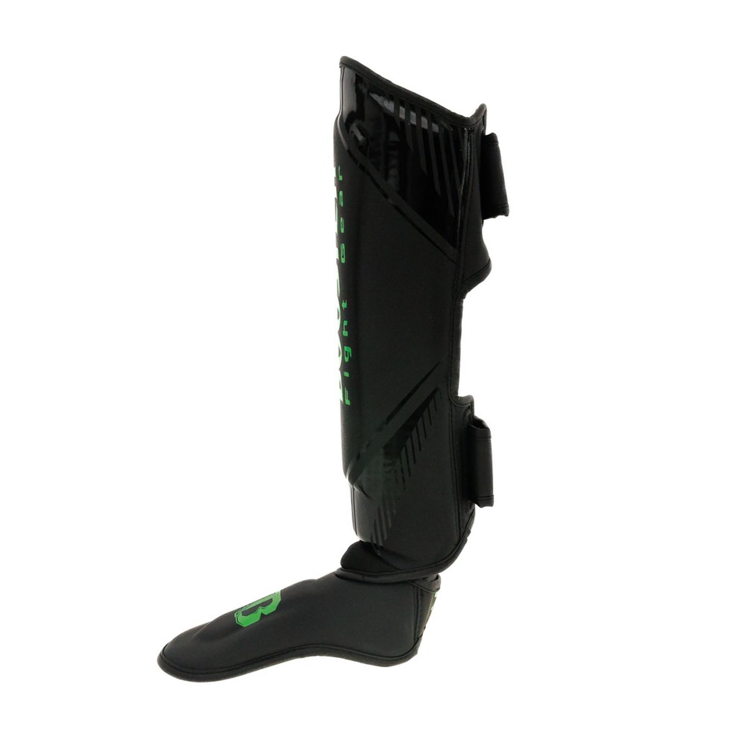Booster Shin Guard, Bangkok Series 6, black-green, XL