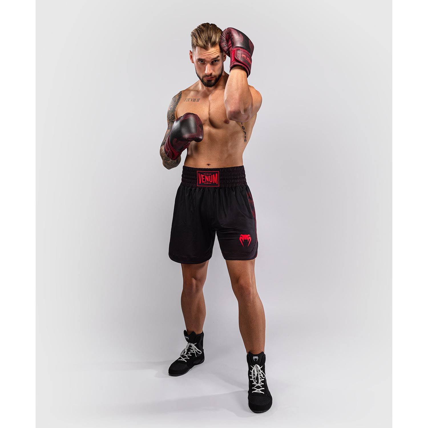 VENUM Boxing Pants, Spectre, black-red, XXL