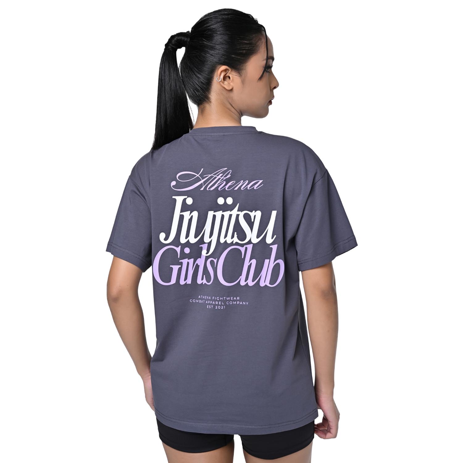 ATHENA T-Shirt, Woman, Mila, BJJ, grey, M