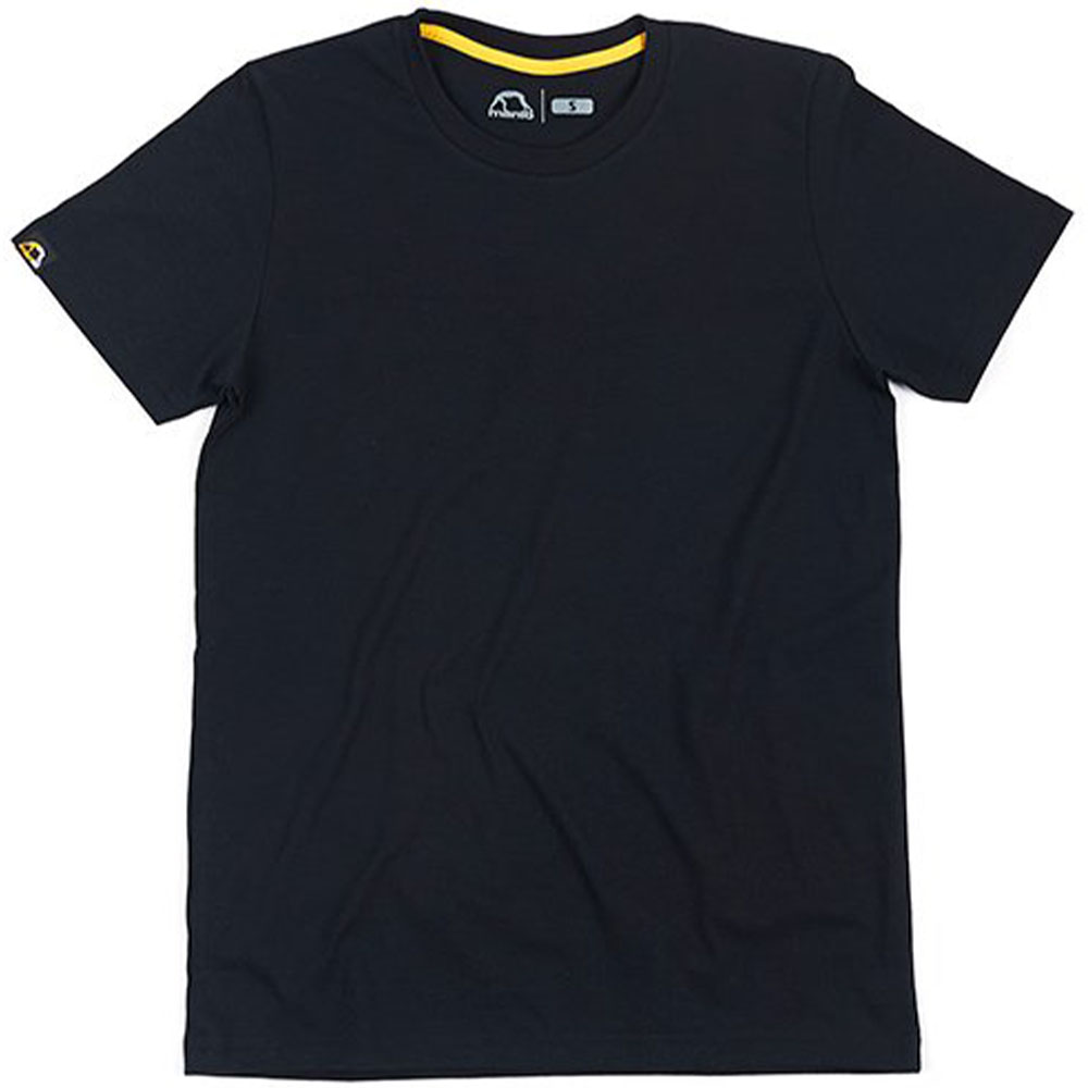 MANTO T-Shirt, Basic, schwarz