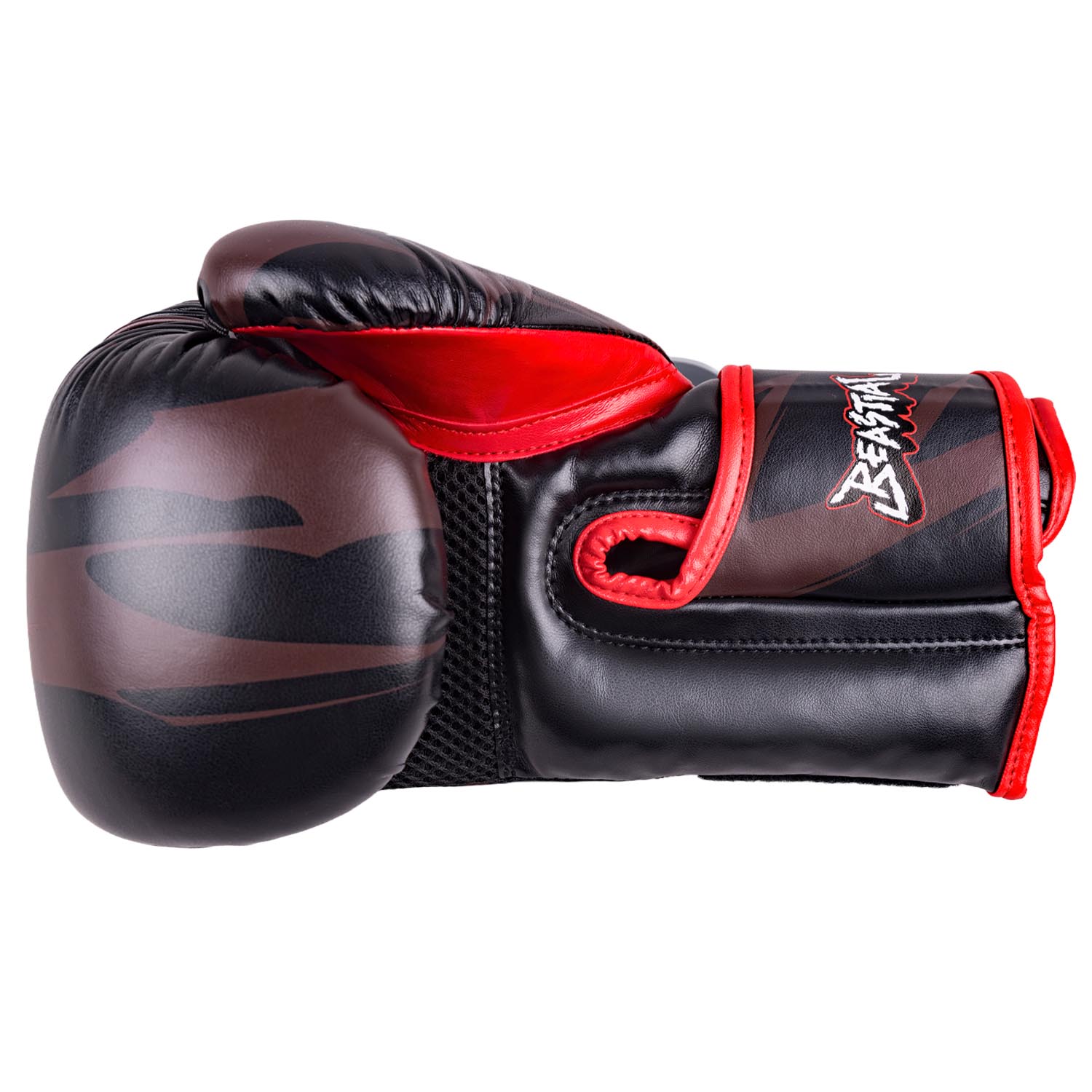 8 WEAPONS Boxing Gloves, Kids, Beastial Wolf, black-red, 4 Oz