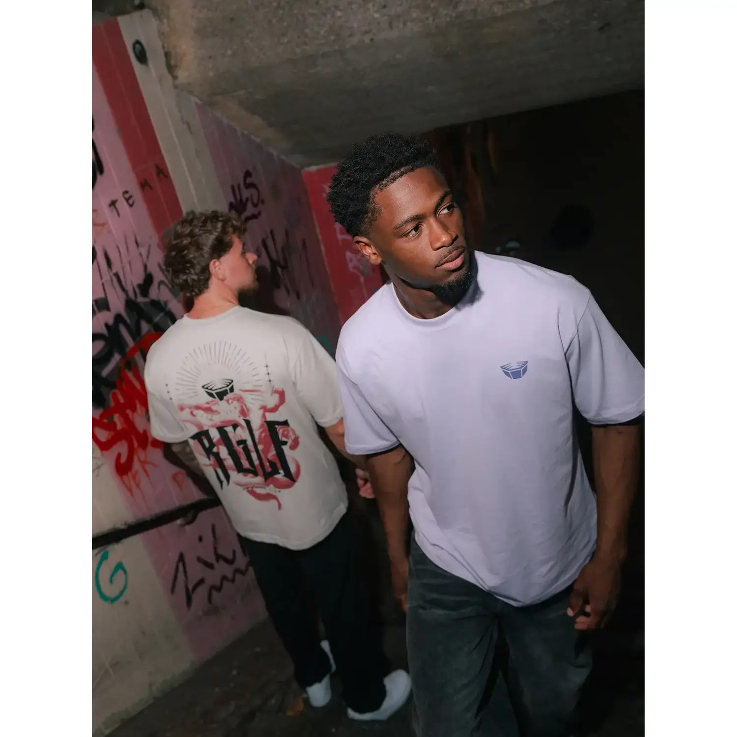 RINGLIFE T-Shirt, Oversized, Serpent, lavender, XXXL