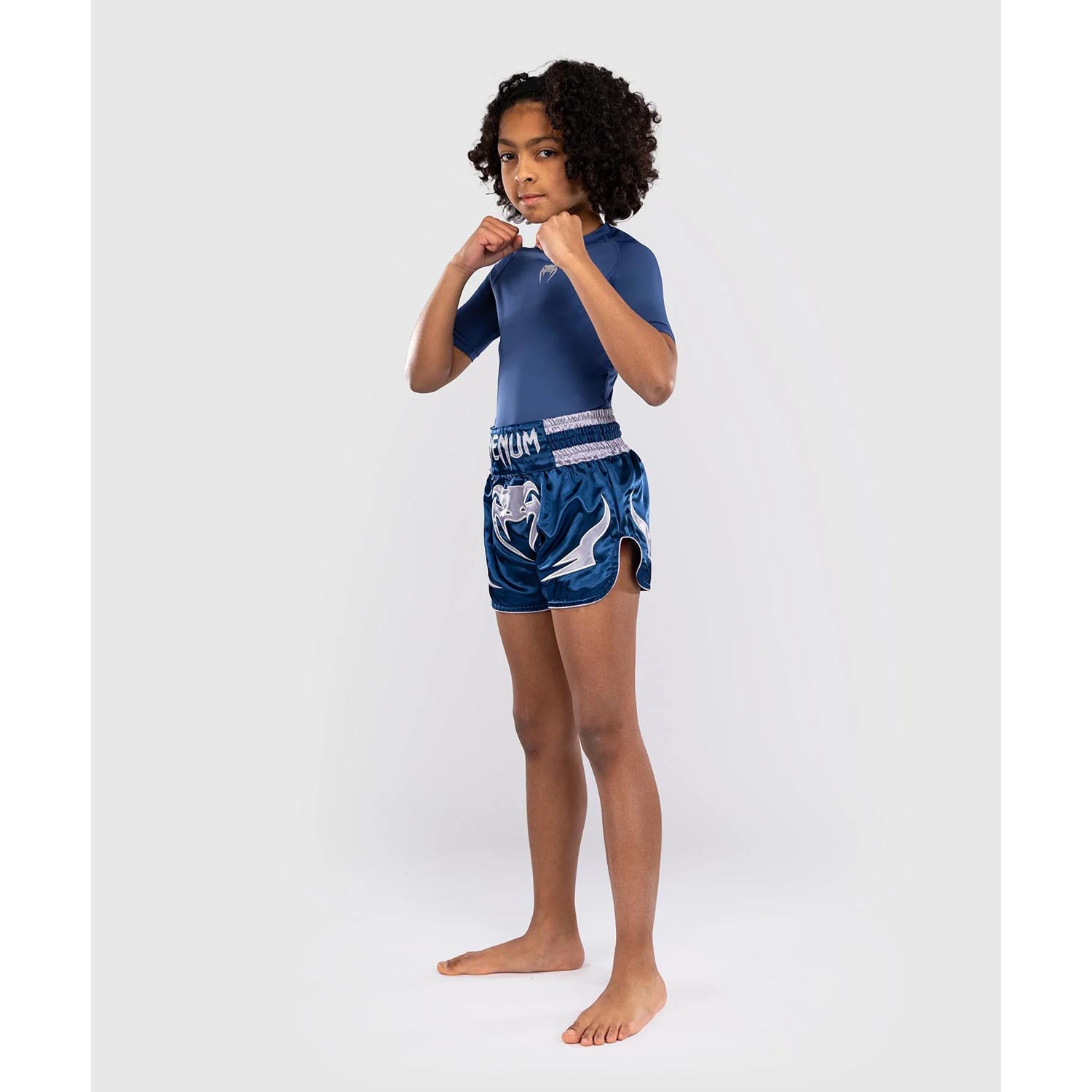 VENUM Muay Thai Shorts, Kids, Inferno, blue, 14 J