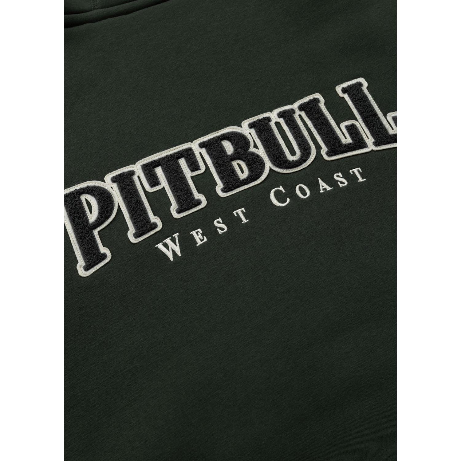 Pit Bull West Coast Zip Hoody, Ruffin Detroit, green, S