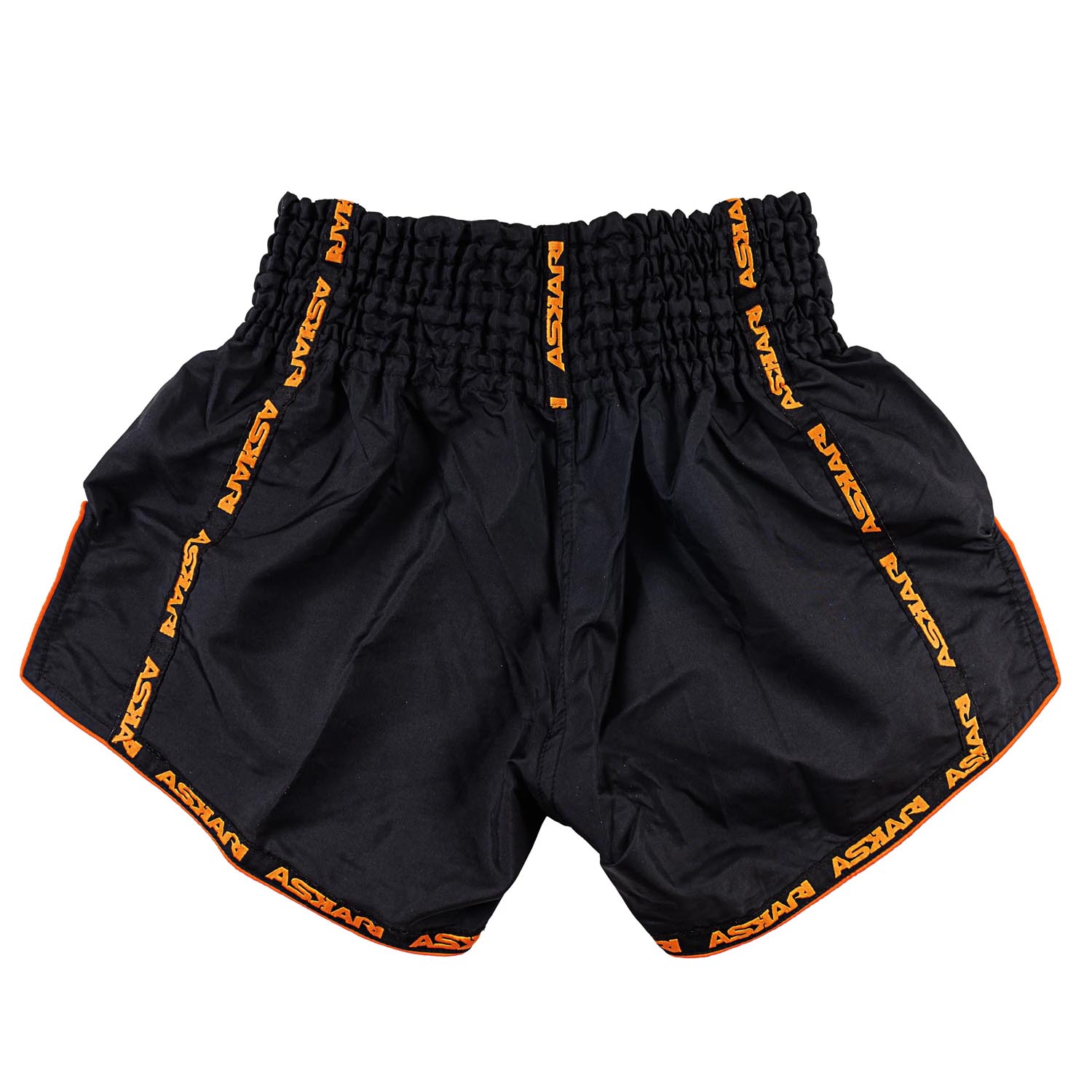 ASKARI Muay Thai Shorts, Nranja, black-orange, L