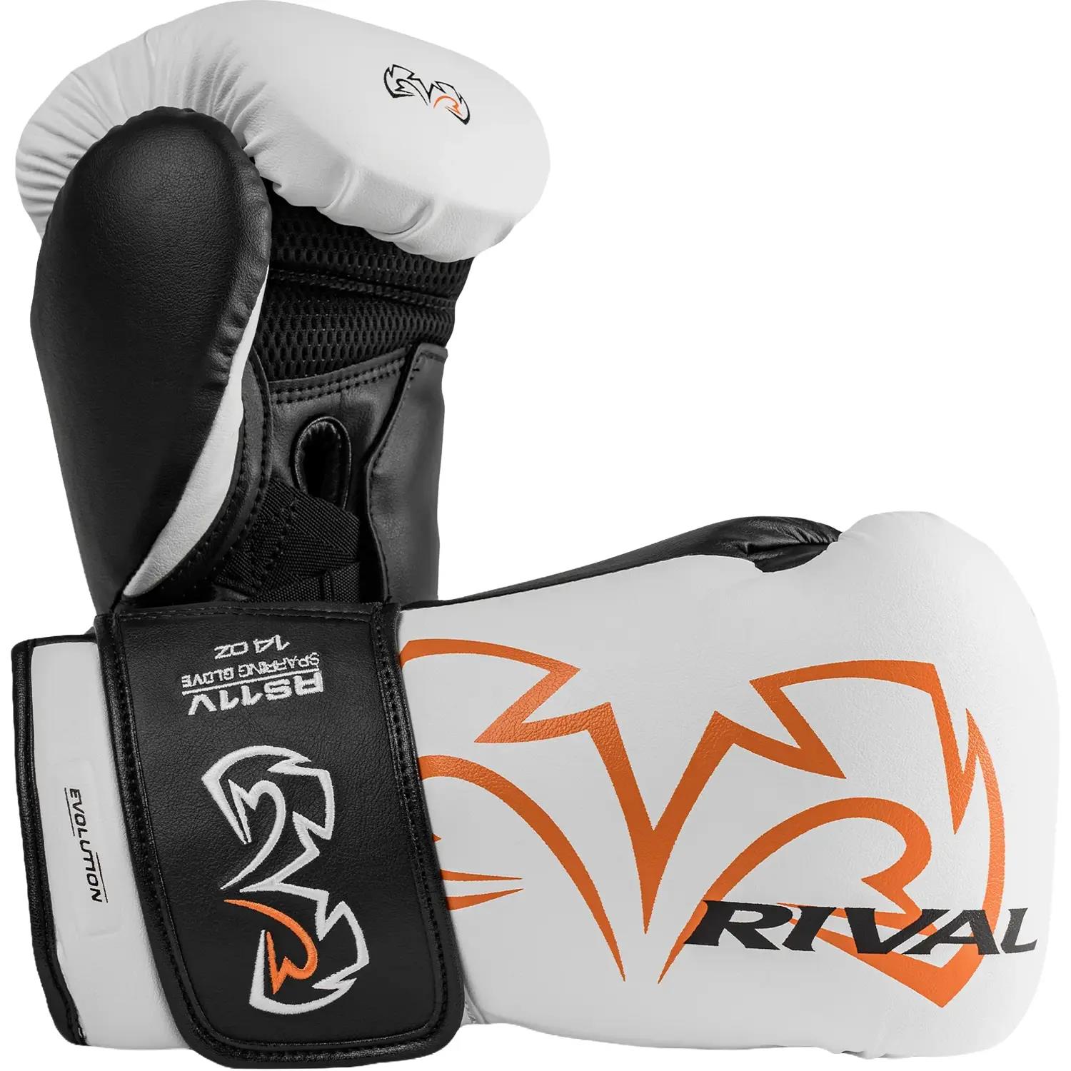 Rival Boxing Gloves, RS11V, Evolution, white, 16 Oz