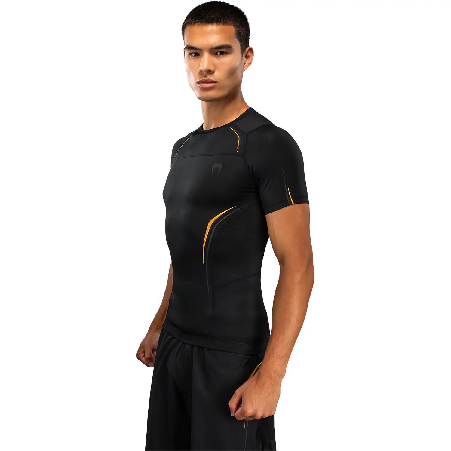 VENUM Rashguard, S/S, G-Core, black-gold, XXL
