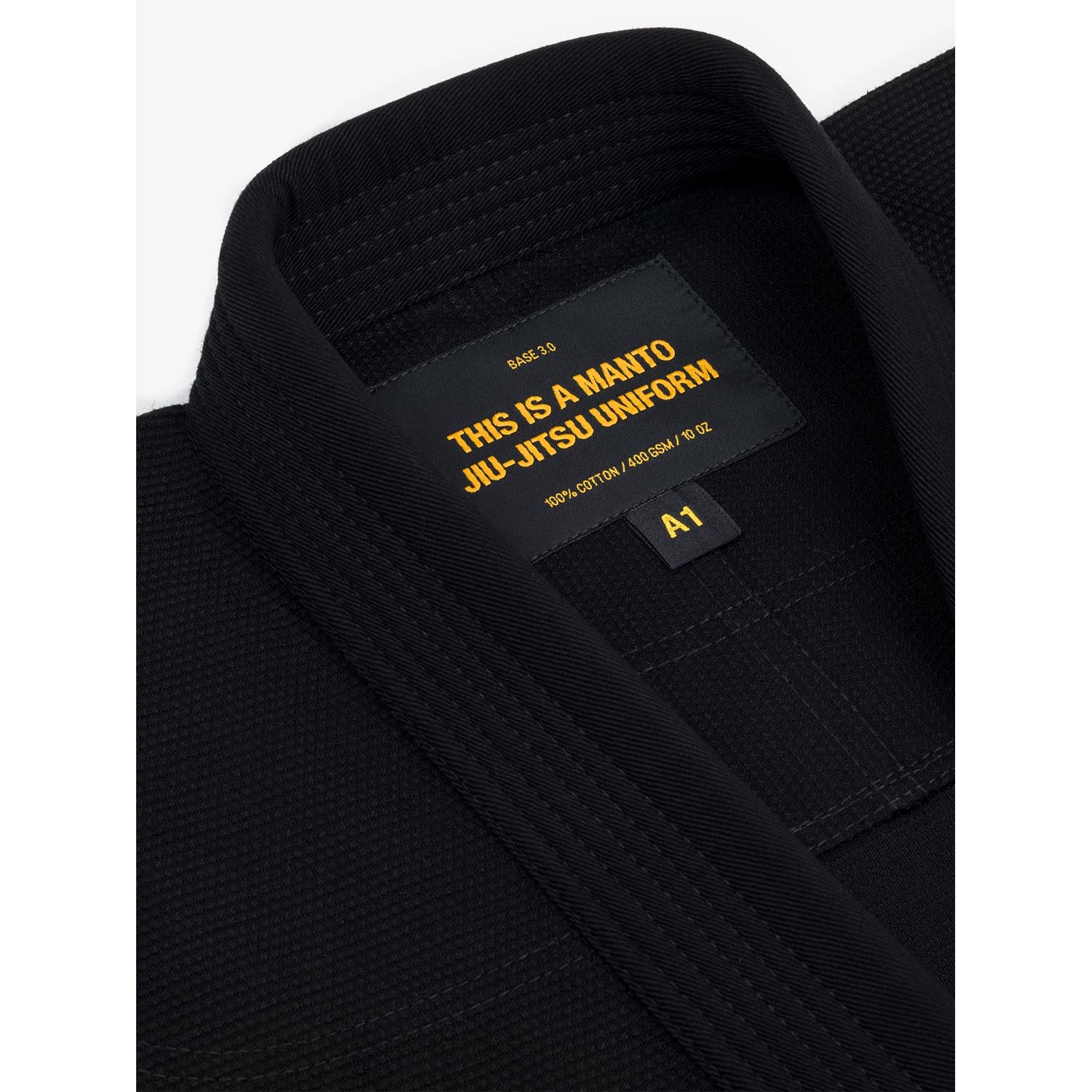 MANTO BJJ GI, Base 3.0, black-orange, A1