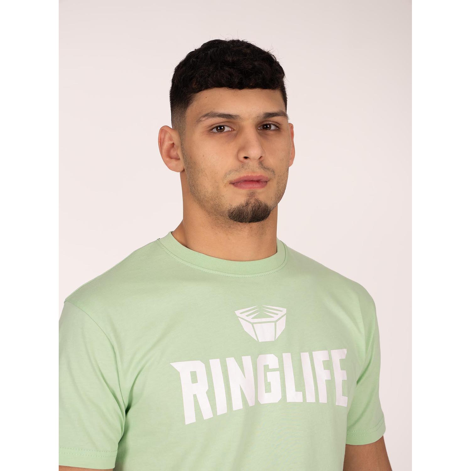 RINGLIFE T-Shirt, Logo 2.0, mint-white, S