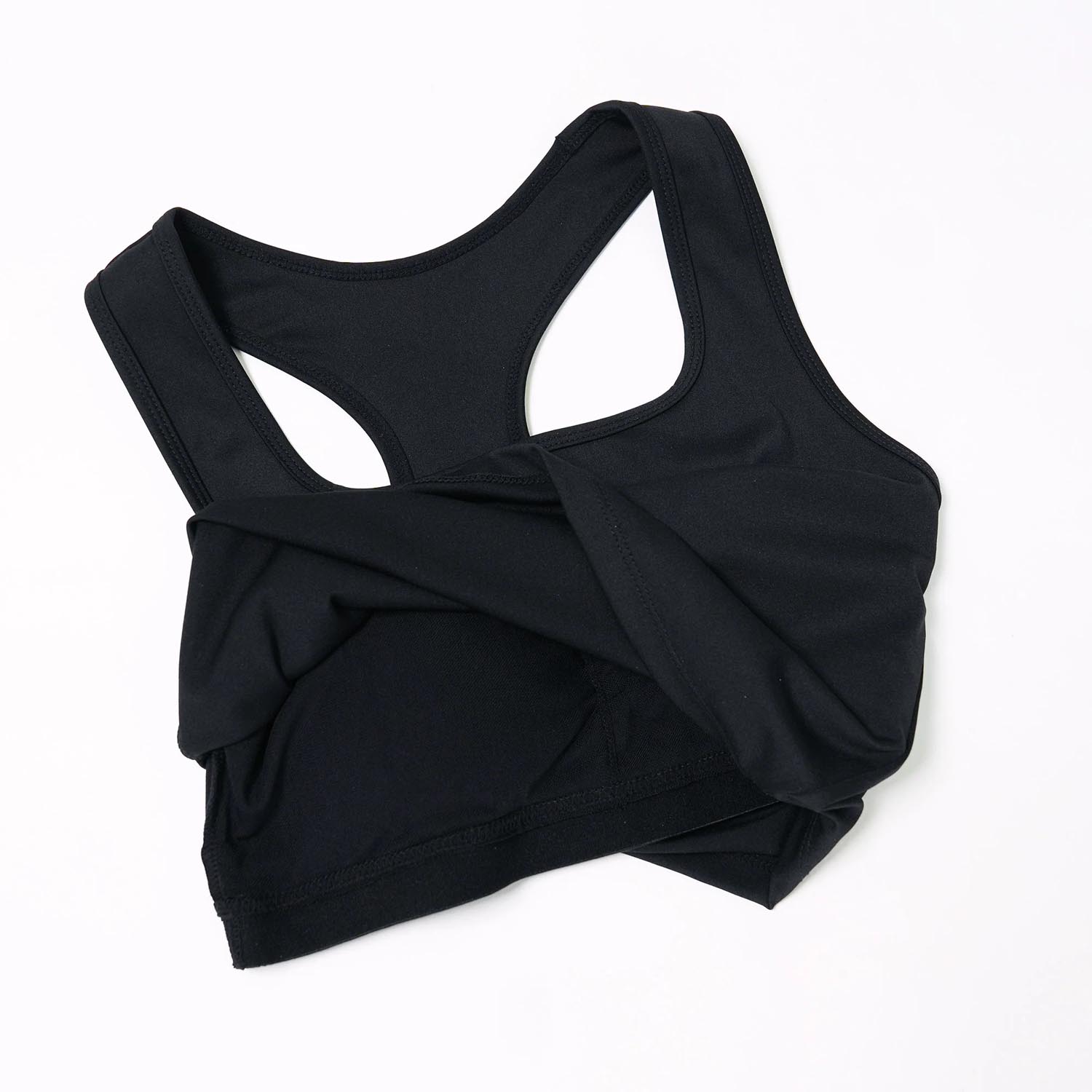 ATHENA Crop Top, Women, Built-In Bra, Diana, black