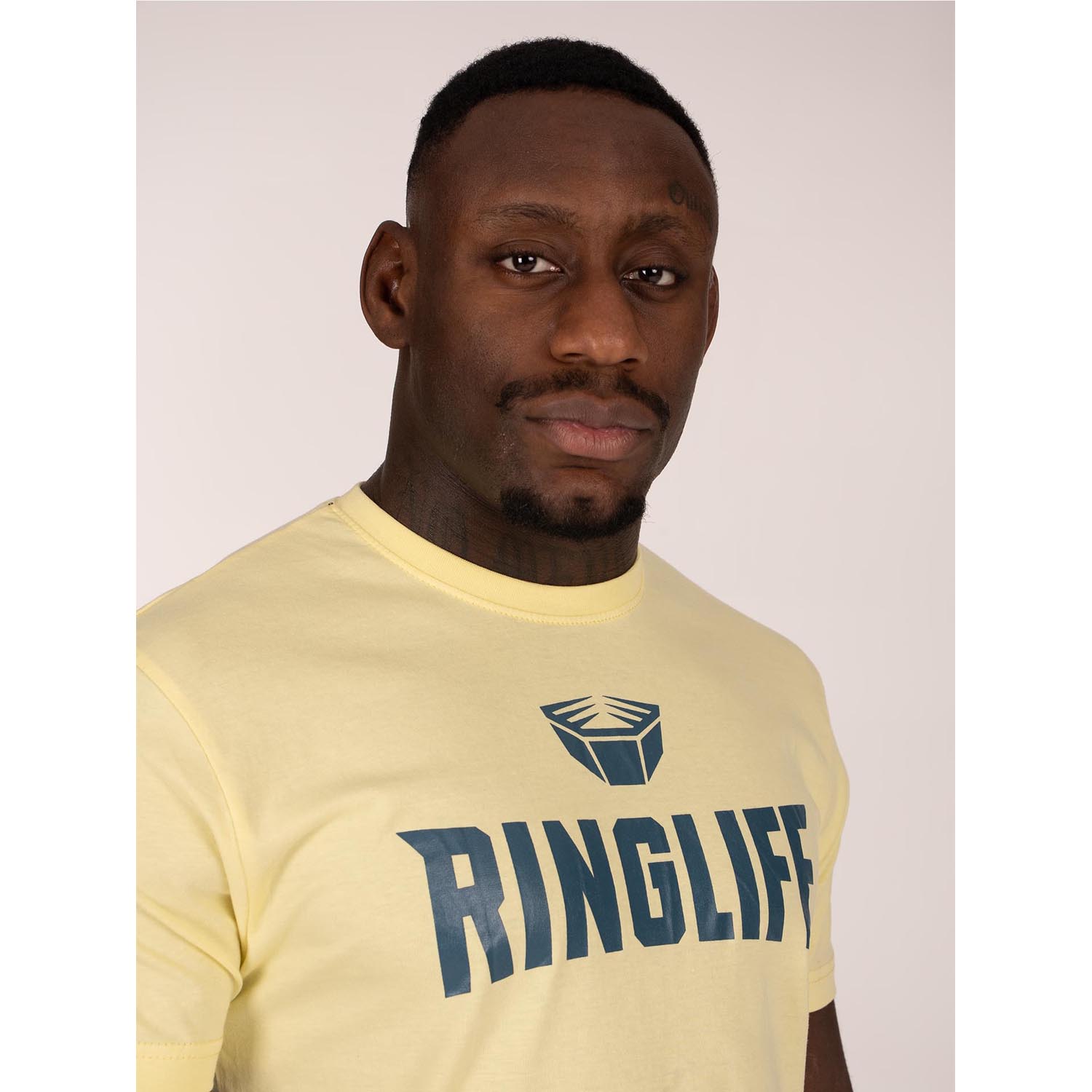 RINGLIFE T-Shirt, Logo 2.0, chardonnay-navy, S
