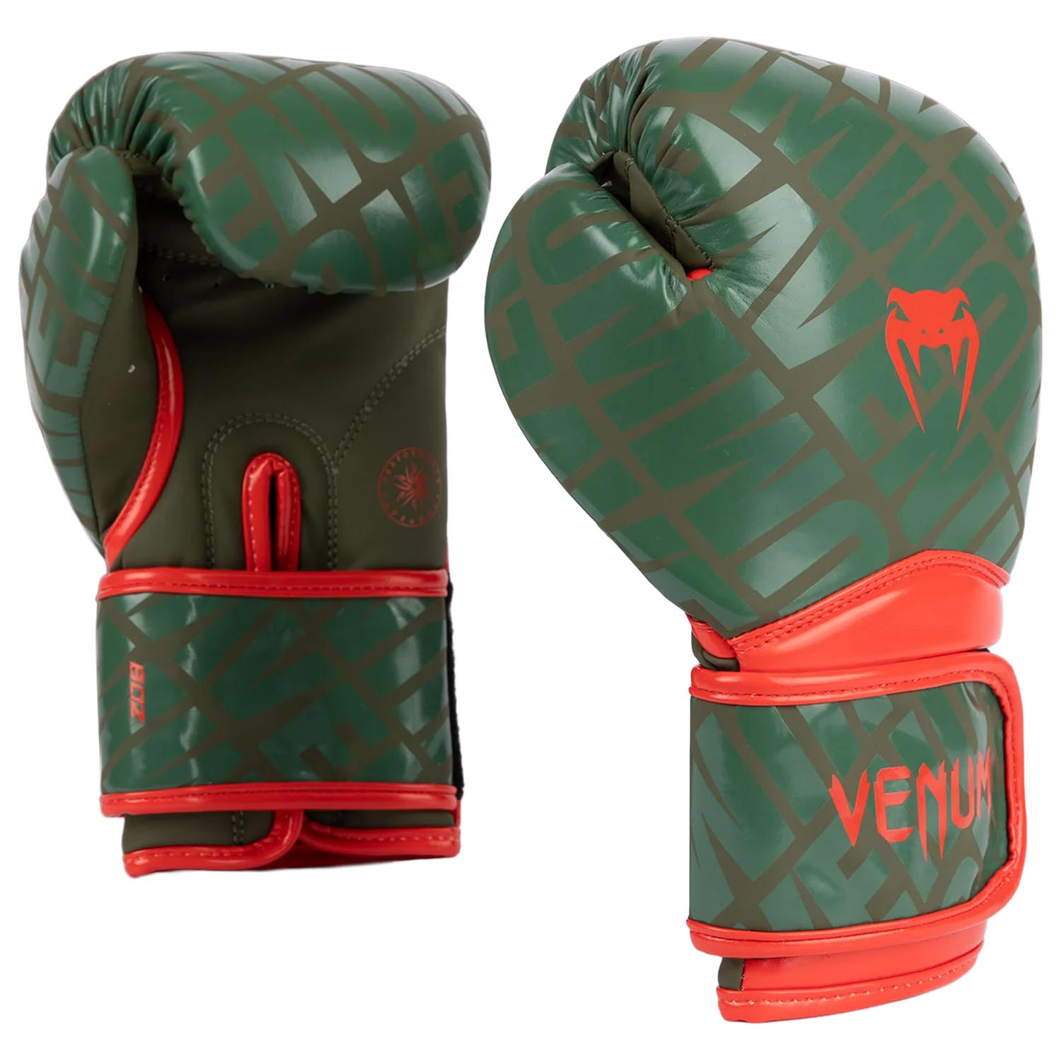 VENUM Boxing Gloves, Kids, Contender 1.5 XT, green-red, 6 Oz