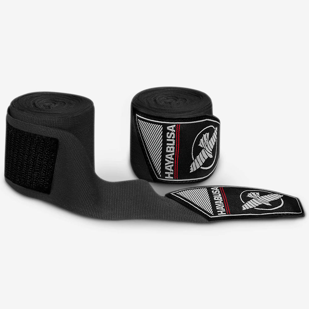 Hayabusa Boxing Hand Wraps, Perfect Stretch, 3 m, black