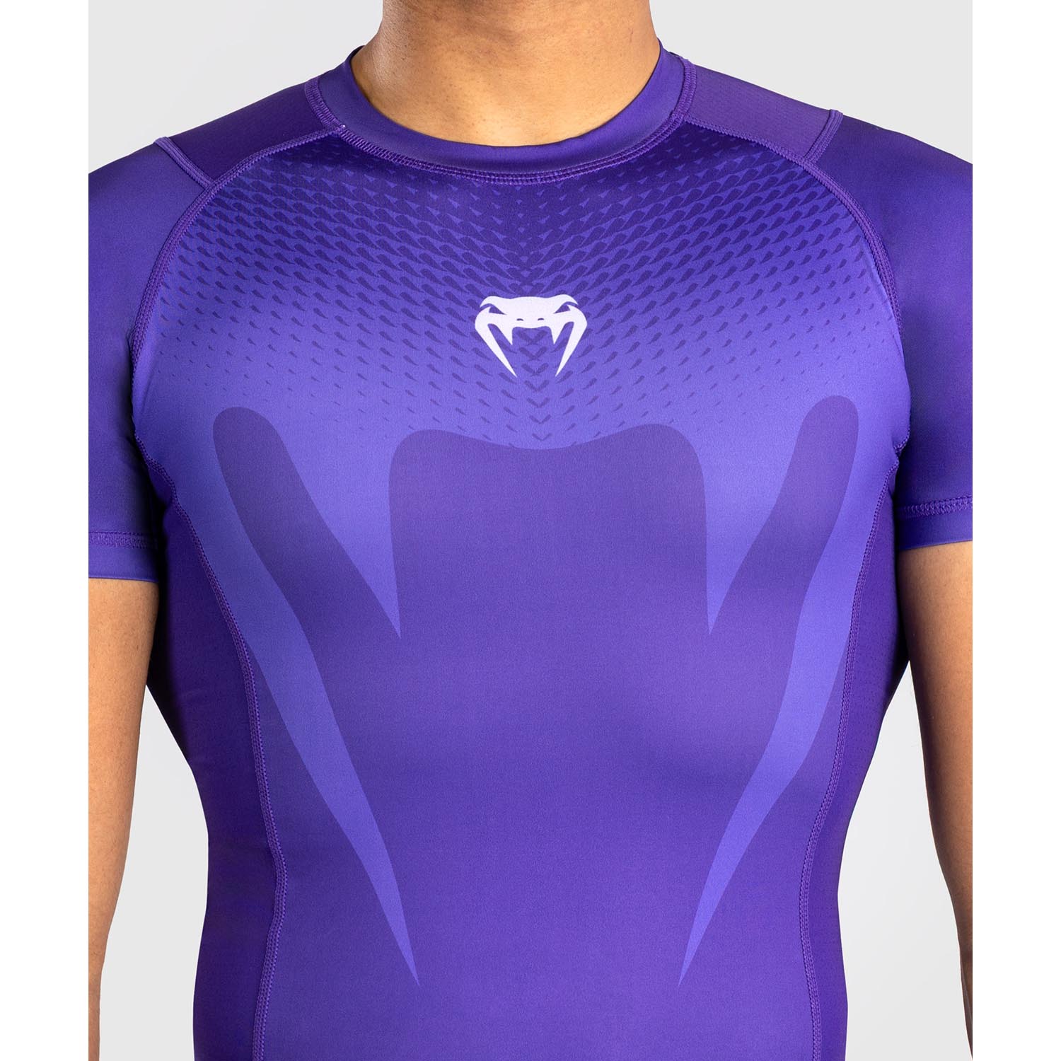 VENUM Rashguards, S/S, No Gi, purple, S