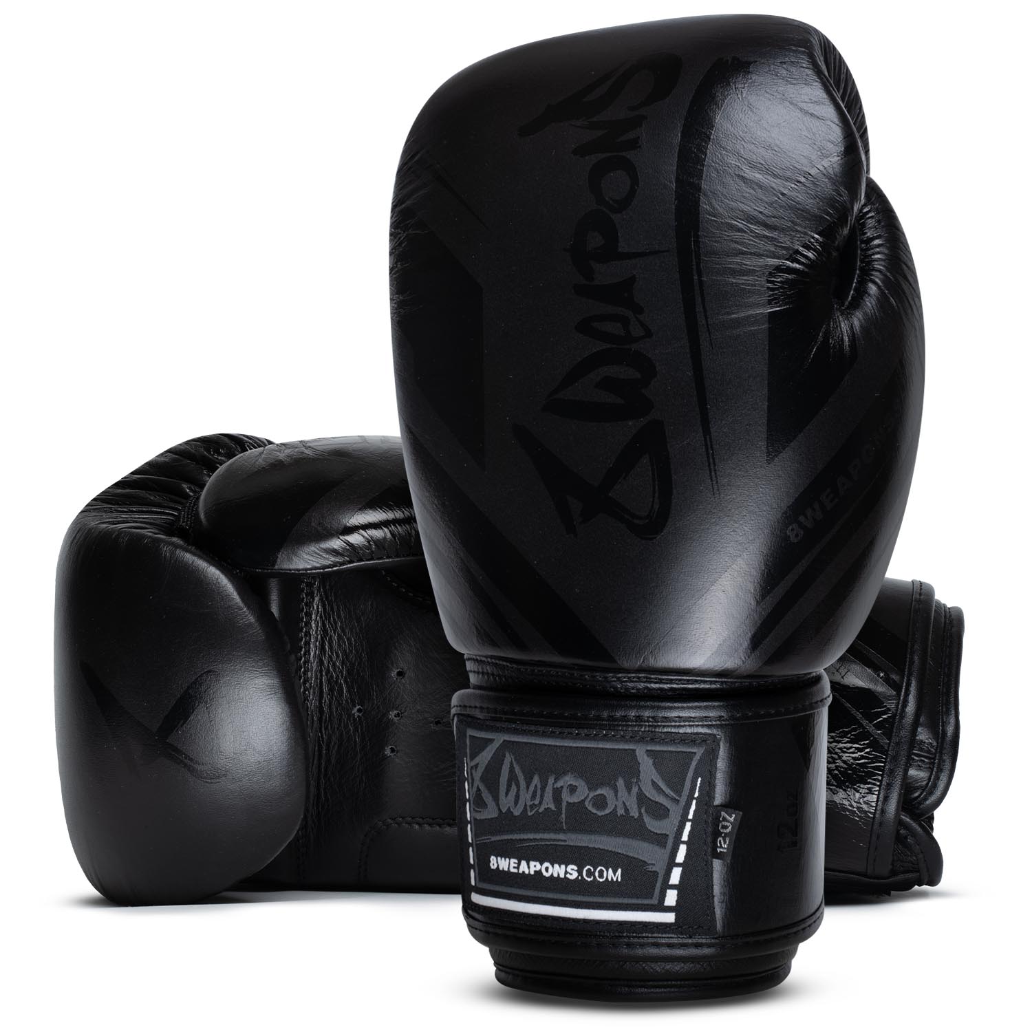 8 WEAPONS Boxing Gloves, Shift, black-matt