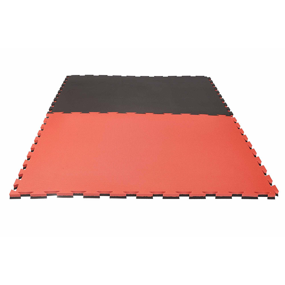 Ju-Sports Pzl-Mat, Pro Grappling Cross, black-red, 2 cm