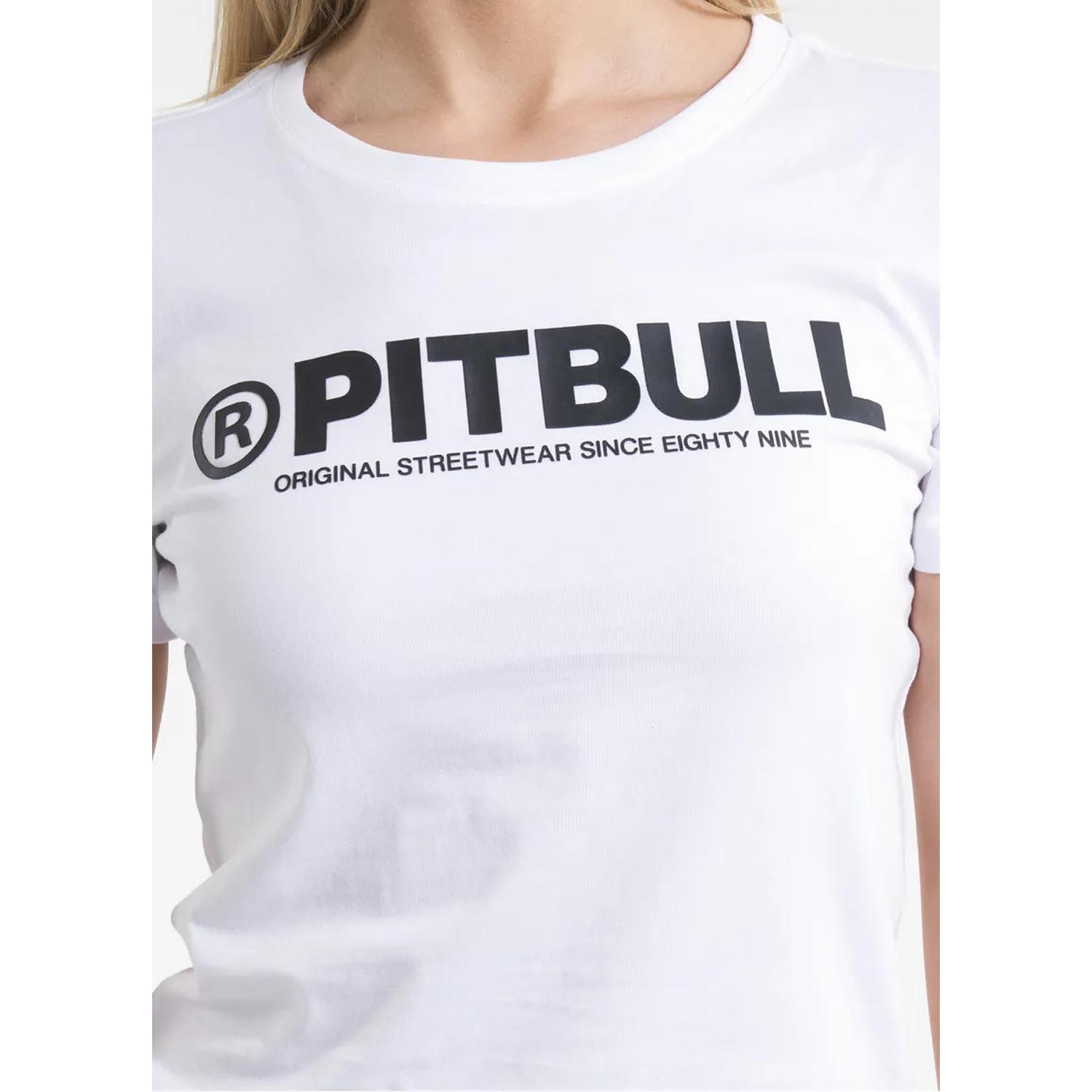 Pit Bull West Coast T-Shirt, Women, R, wihte-black, XL