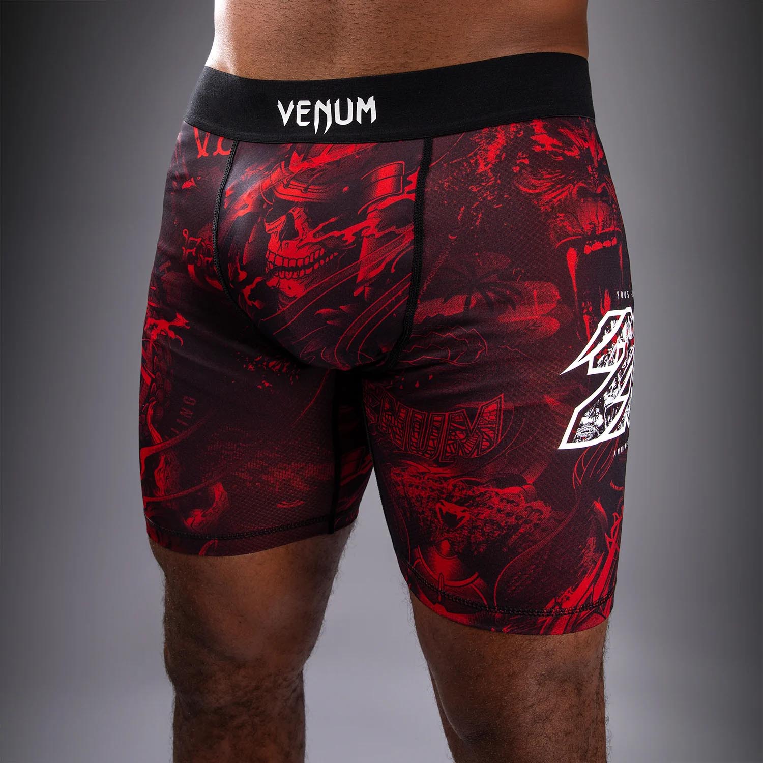 VENUM Compression Shorts, 20Th Anniversary, black-red, XXL