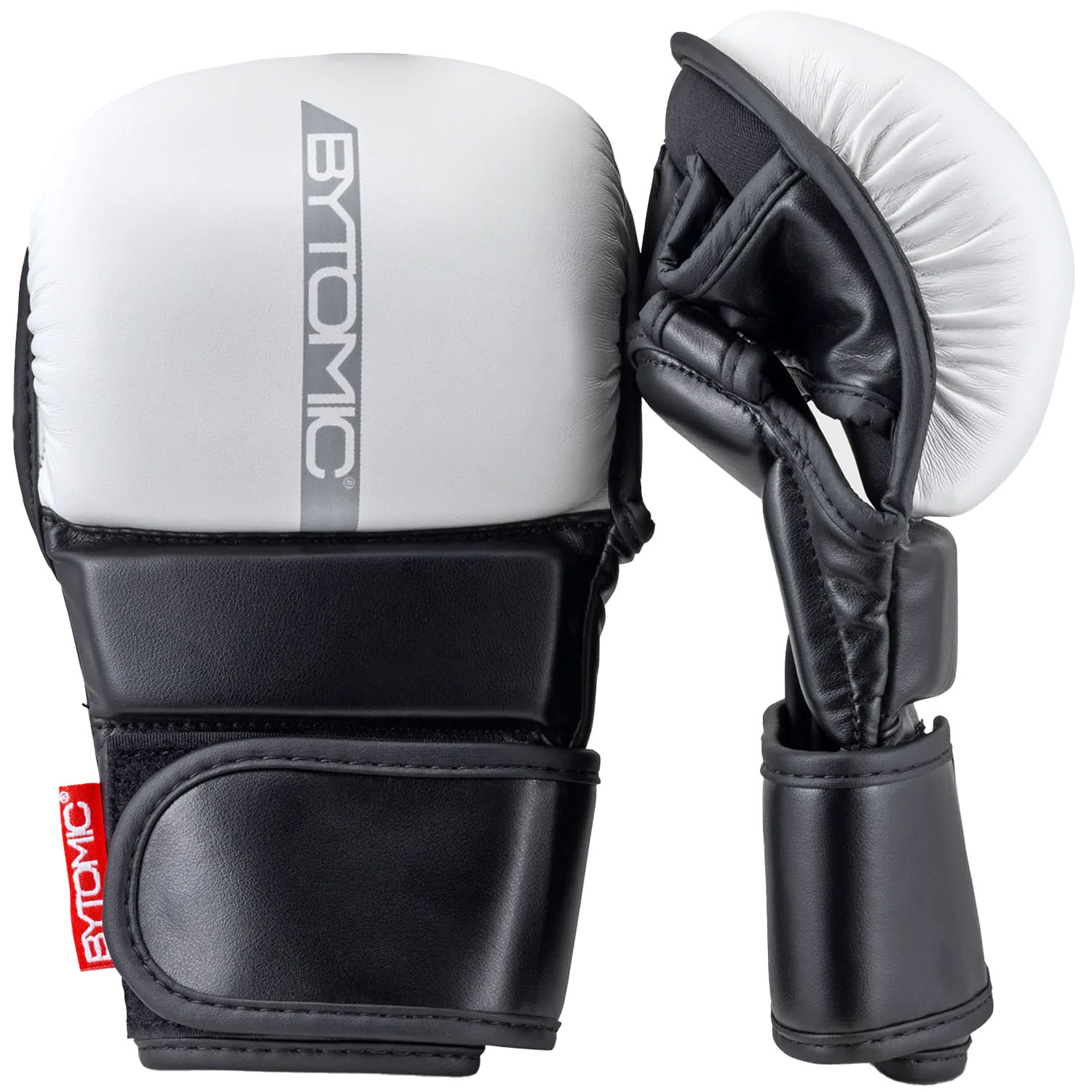 Bytomic MMA Sparring Boxhandschuhe, Red Label, weiß