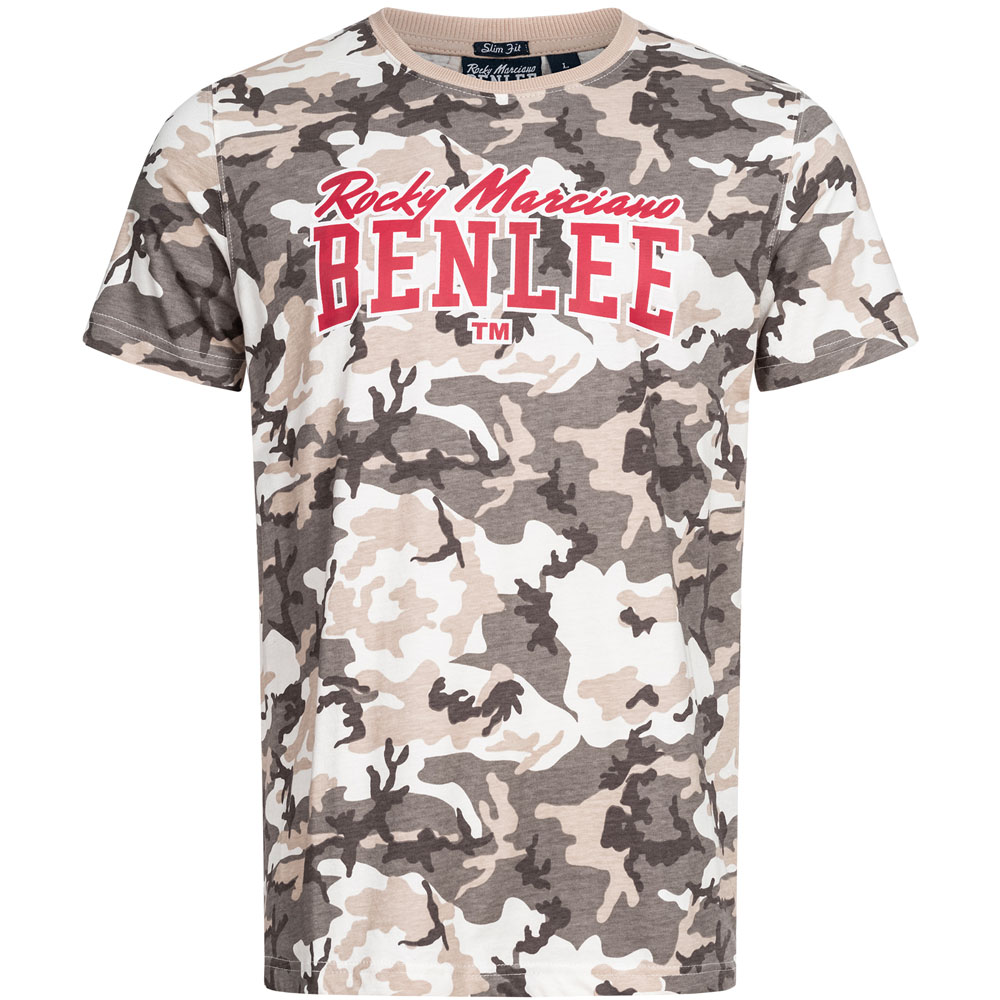 BENLEE T-Shirt, Jamestown, camo-grau, S