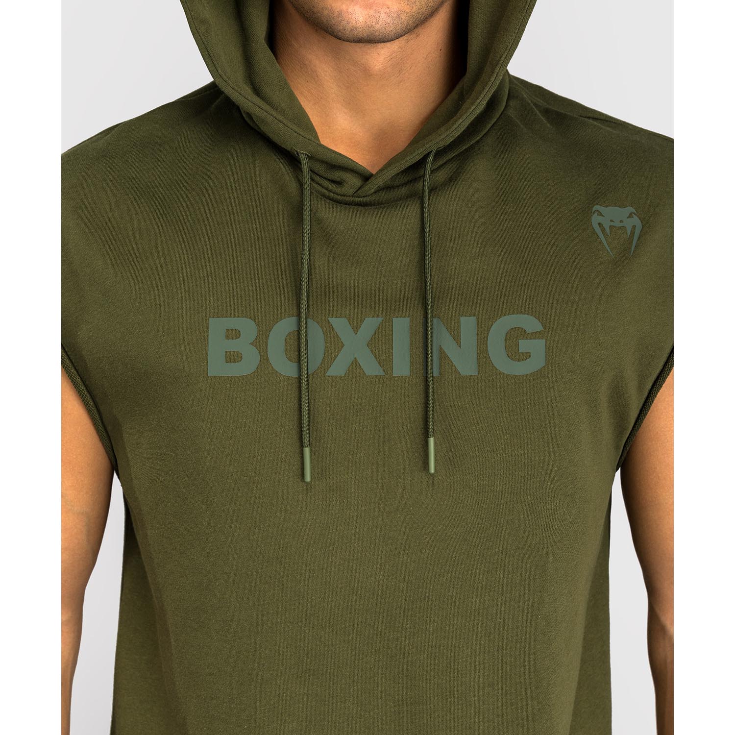 VENUM Hoody, Sleeveless, Boxing VT, khaki, S