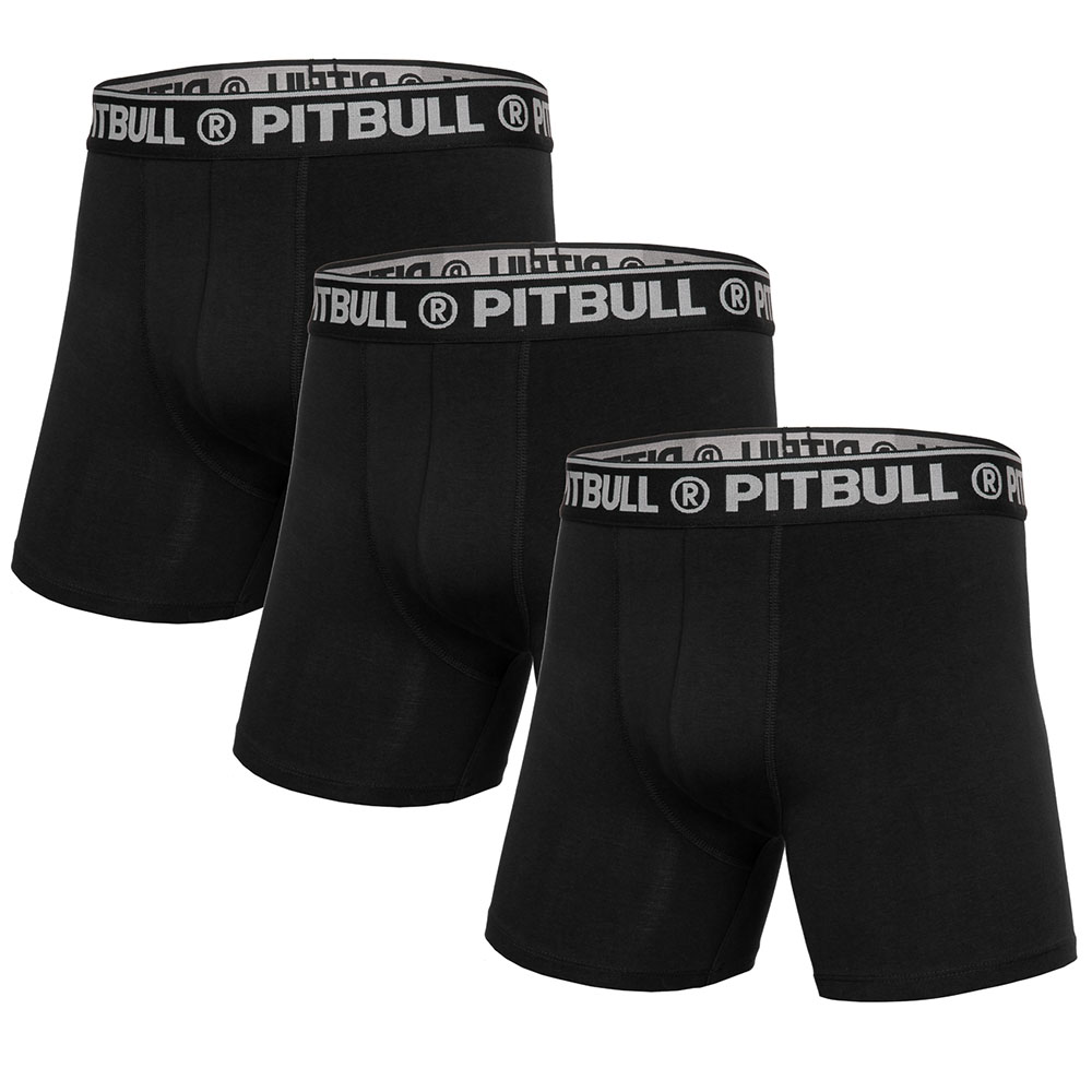 Pit Bull West Coast Boxer, 3er Pack, schwarz