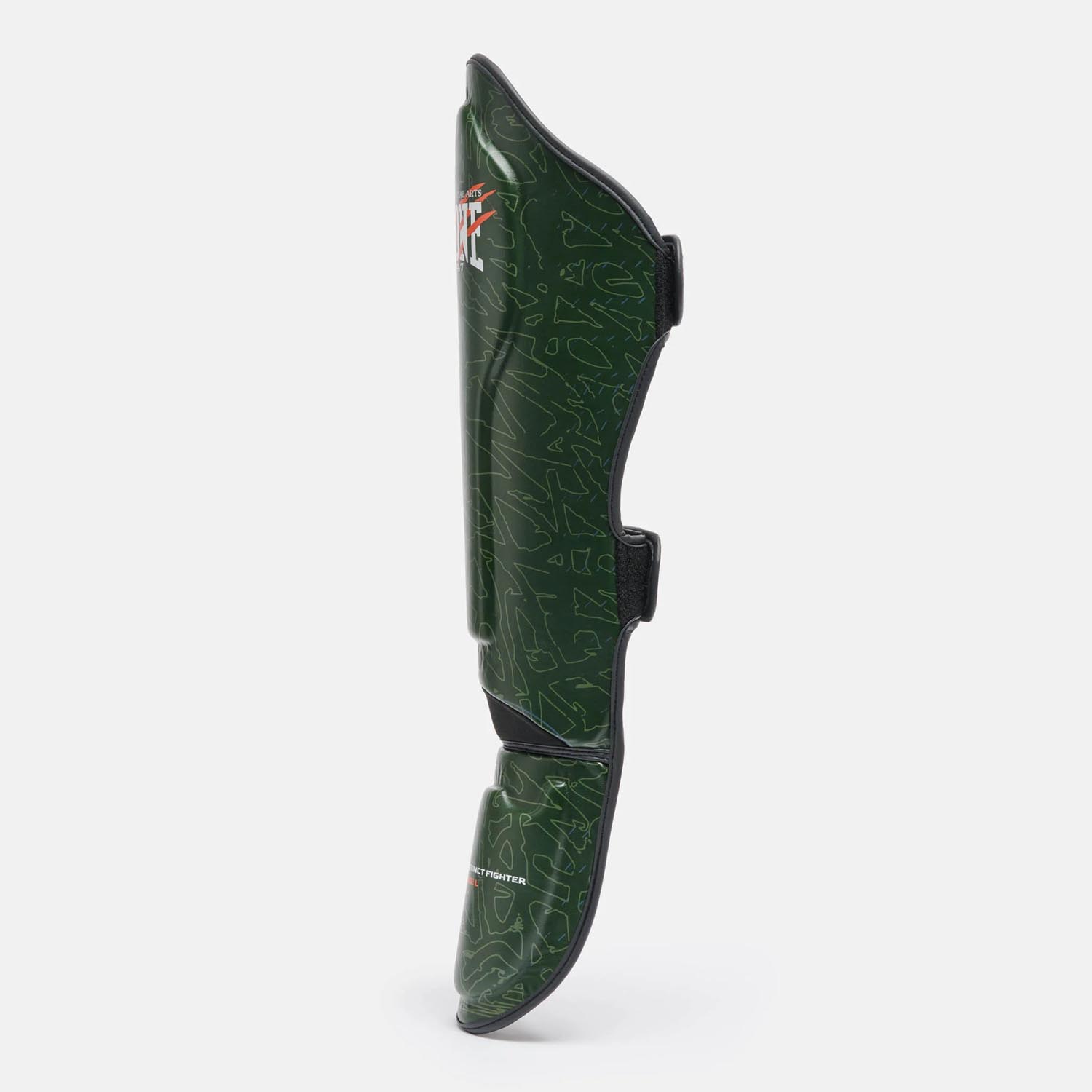 LEONE Shin Guard, Primal Instinct, green, S