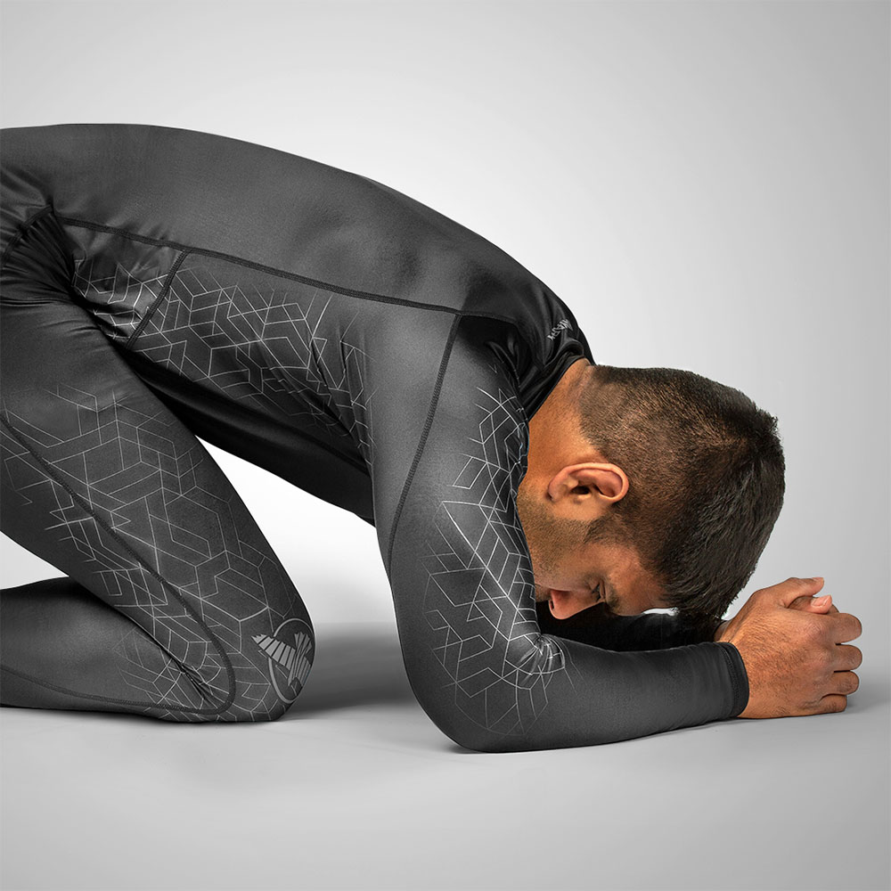 Hayabusa Rashguard, L/S, GEO, grey