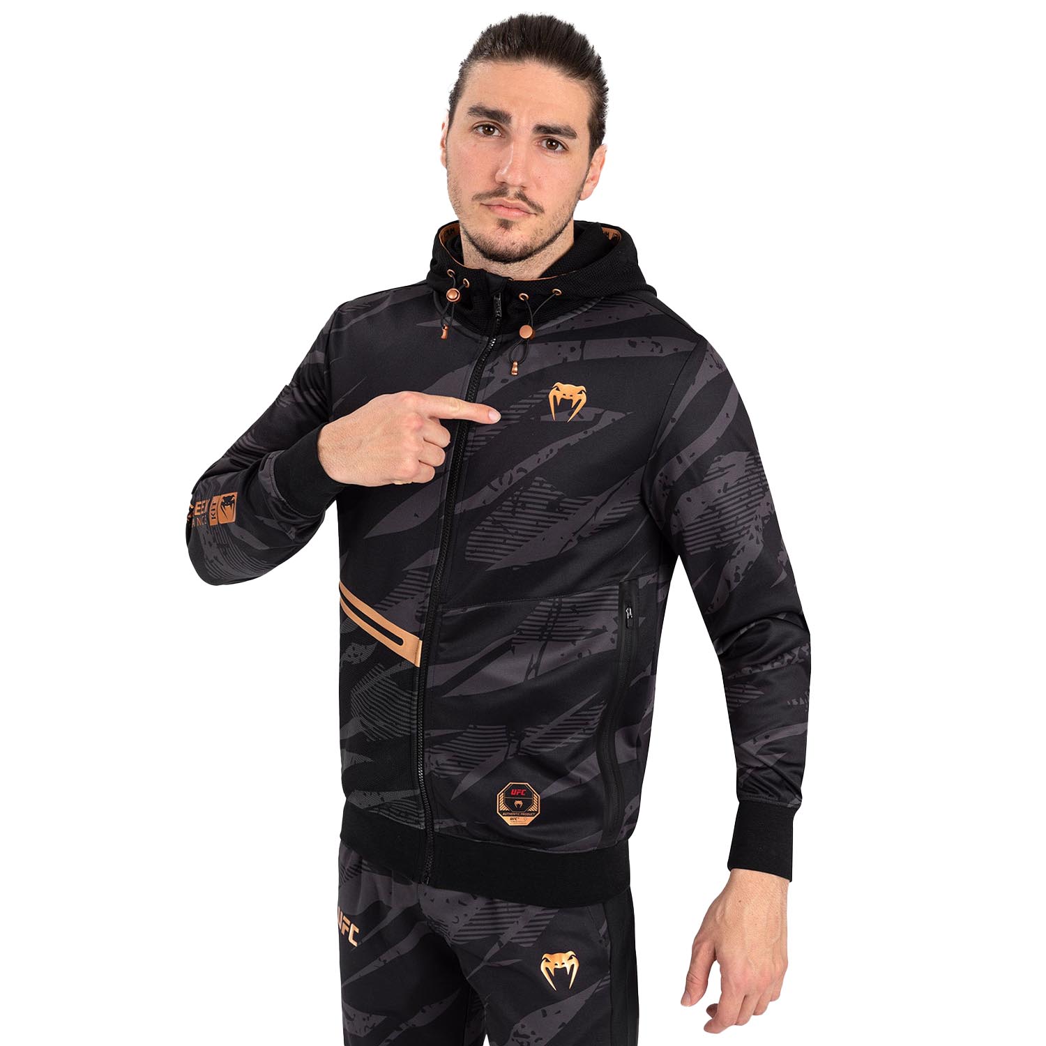 VENUM Zip Hoody, UFC Fight Week, Adrenaline, urban camo, XXL