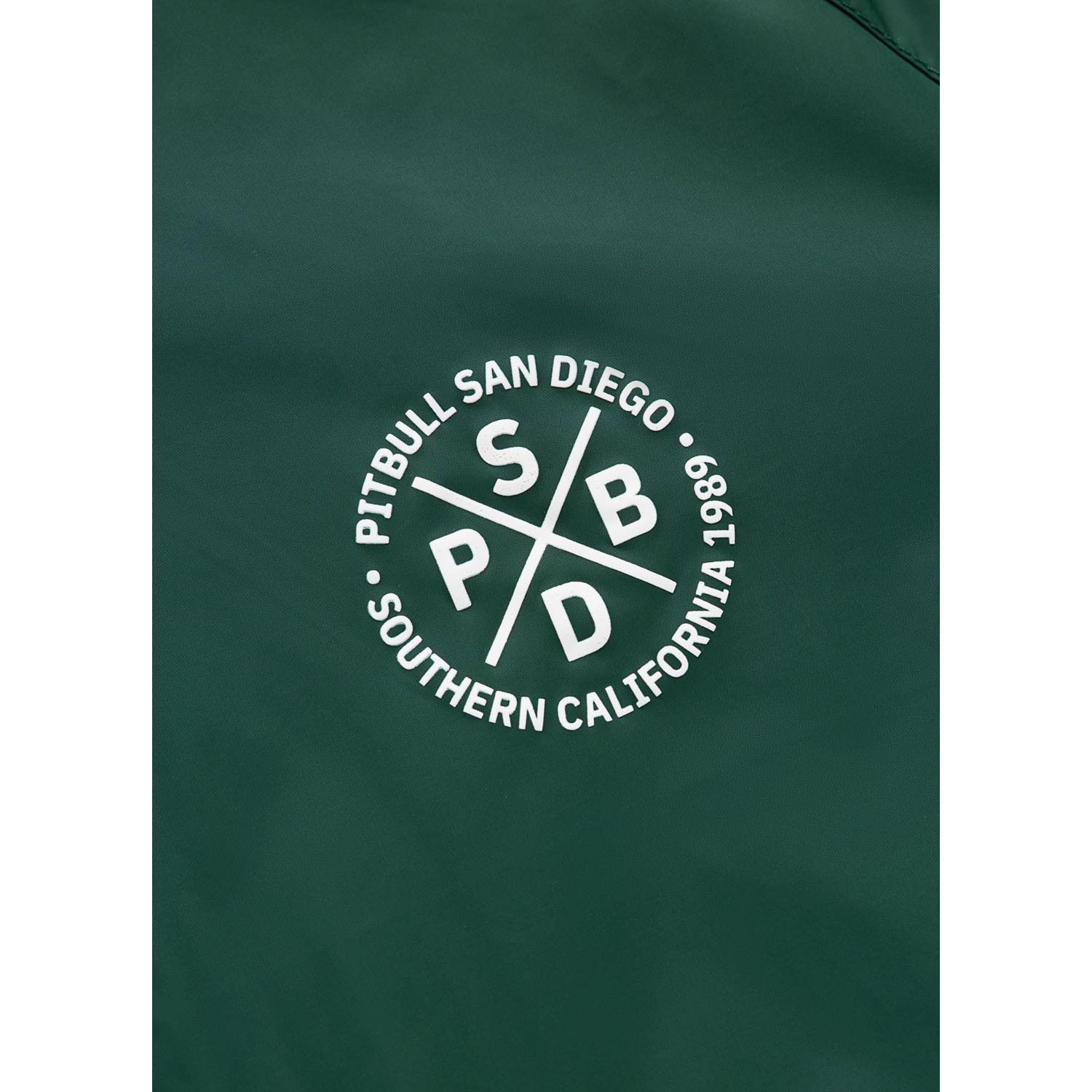 Pit Bull West Coast Transitional Jacket, Athletics Tape Logo, green, S