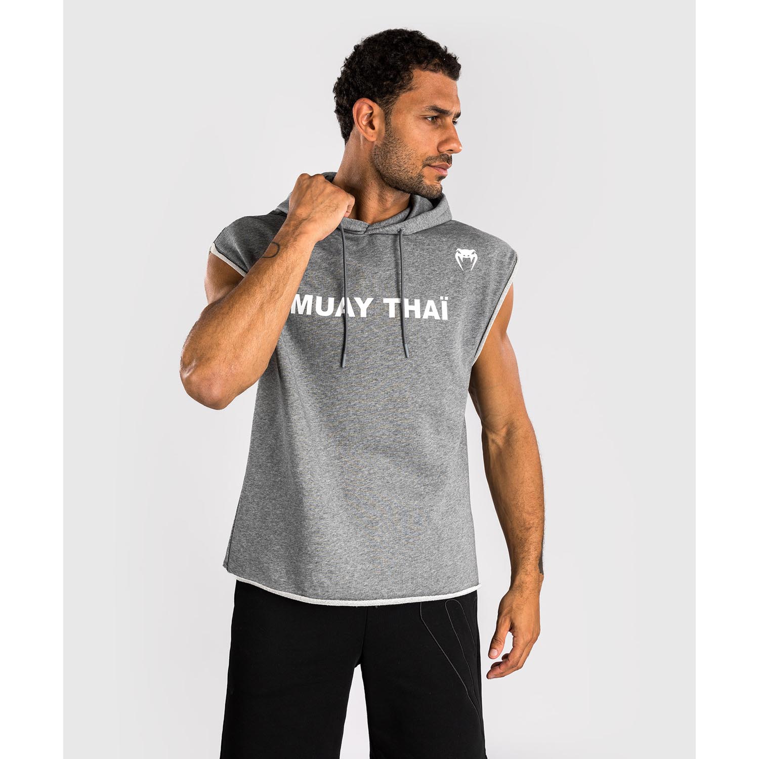 VENUM Hoody, Sleeveless, Muay Thai VT, black, XXL