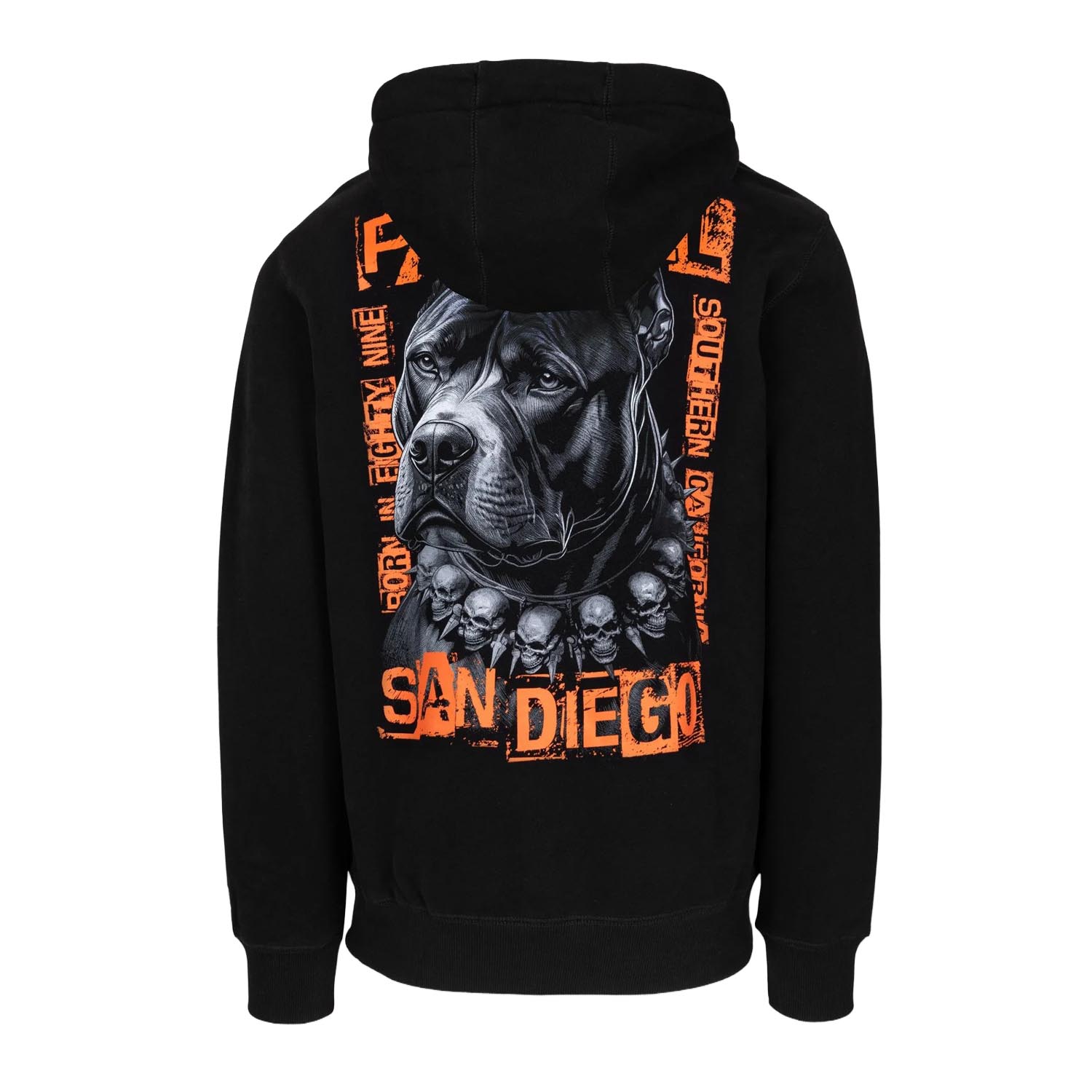 Pit Bull West Coast Hoody, Blacky, black, L