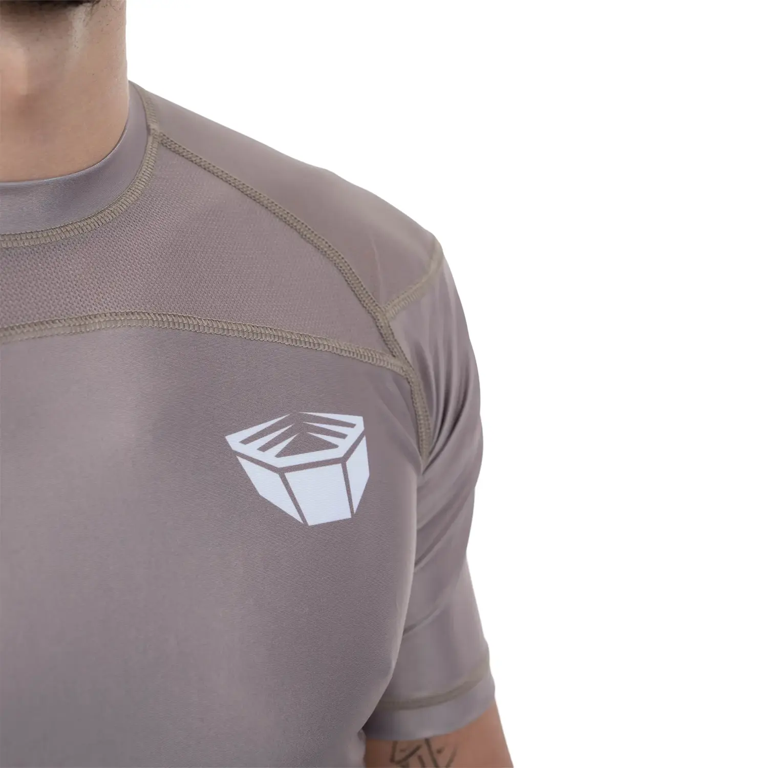 RINGLIFE Rashguard S/S, Origin, grey, L