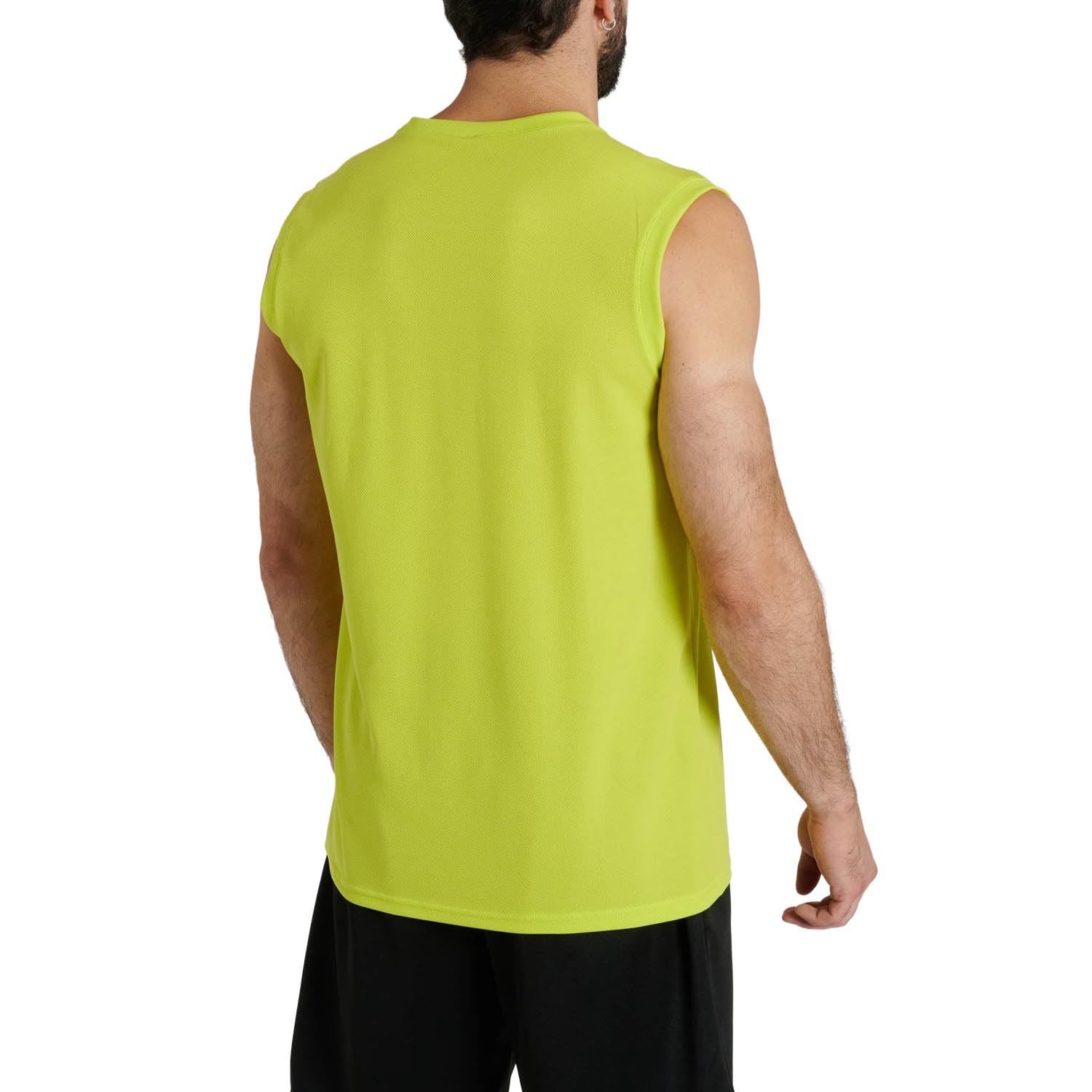 LEONE Tank Top, Logo, yellow-black, M