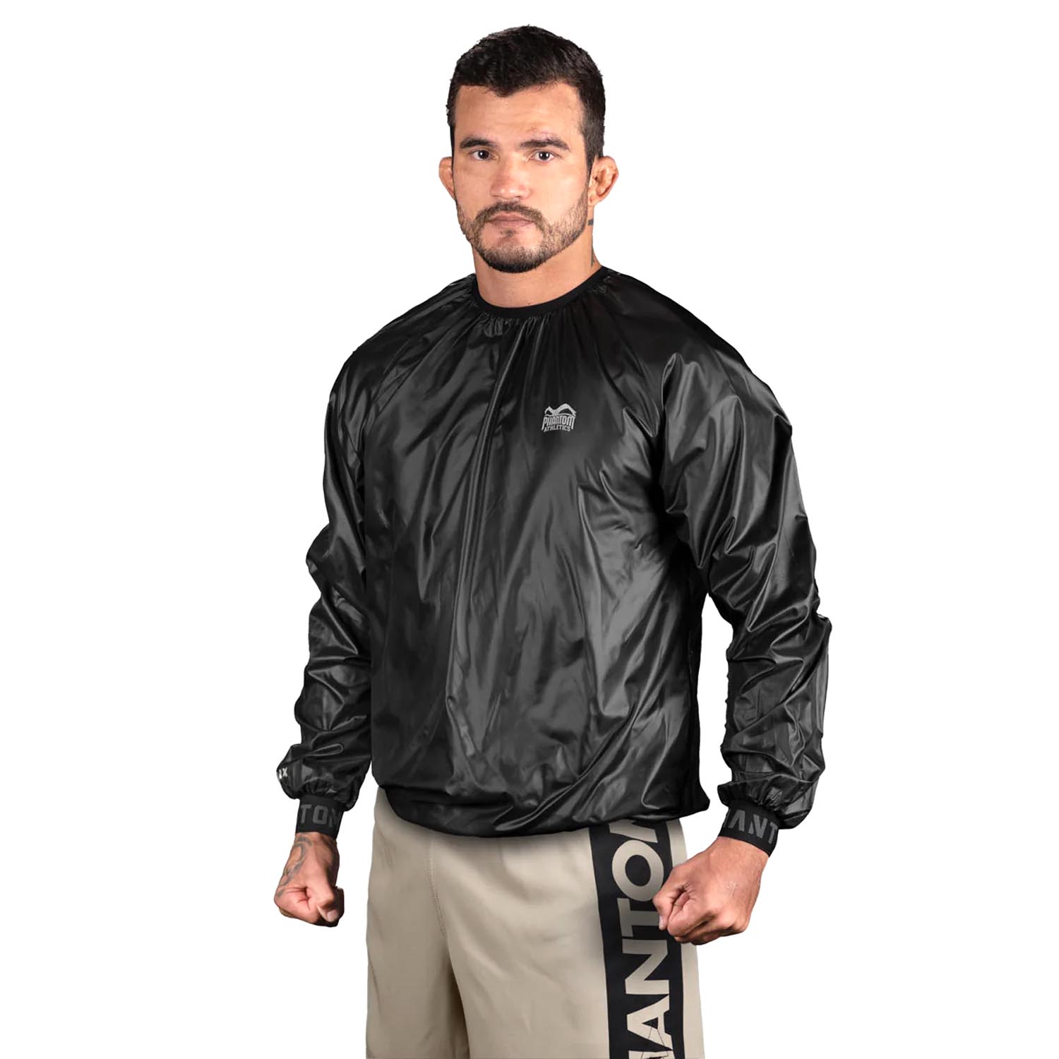 Phantom Athletics Sweat Jacket, Nomax, black, L/XL