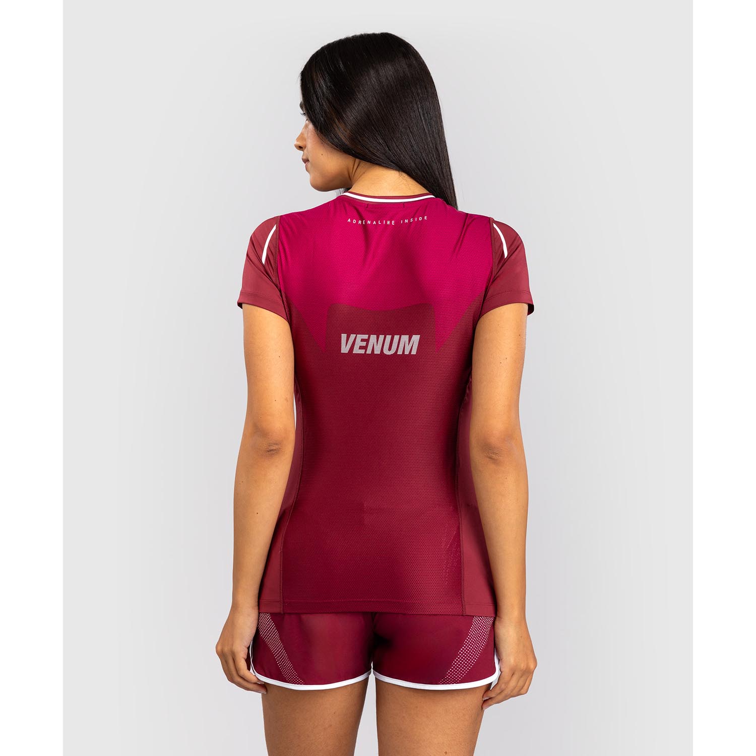 VENUM Dry Tech T-Shirt, Women, Adrenaline, wine red-pink, XL
